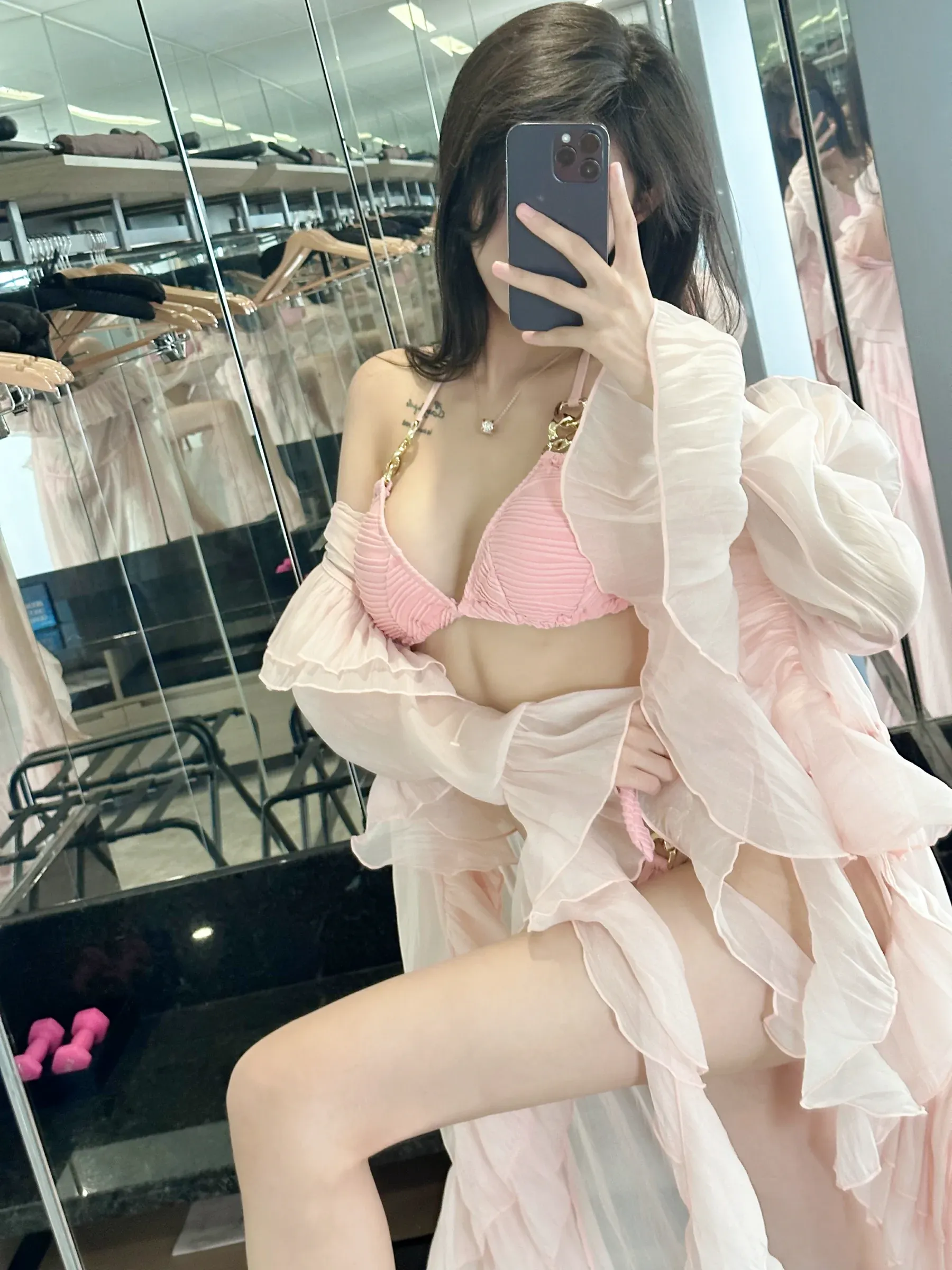 葛征GEZHENG – 粉色长裙 [27P]