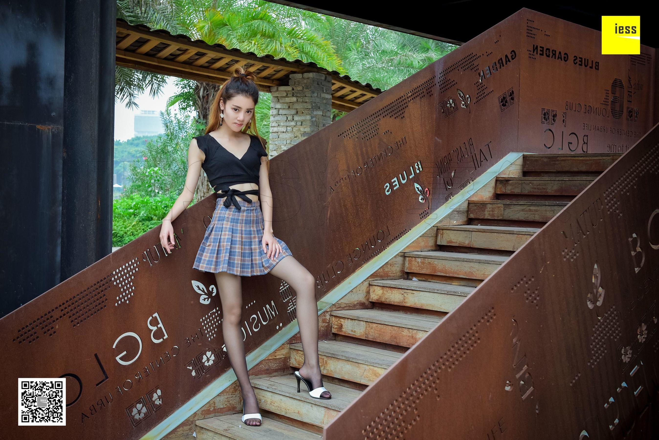 丝享家128 晶晶 《露脐小短裙黑丝》[IESS异思趣向]_第4张