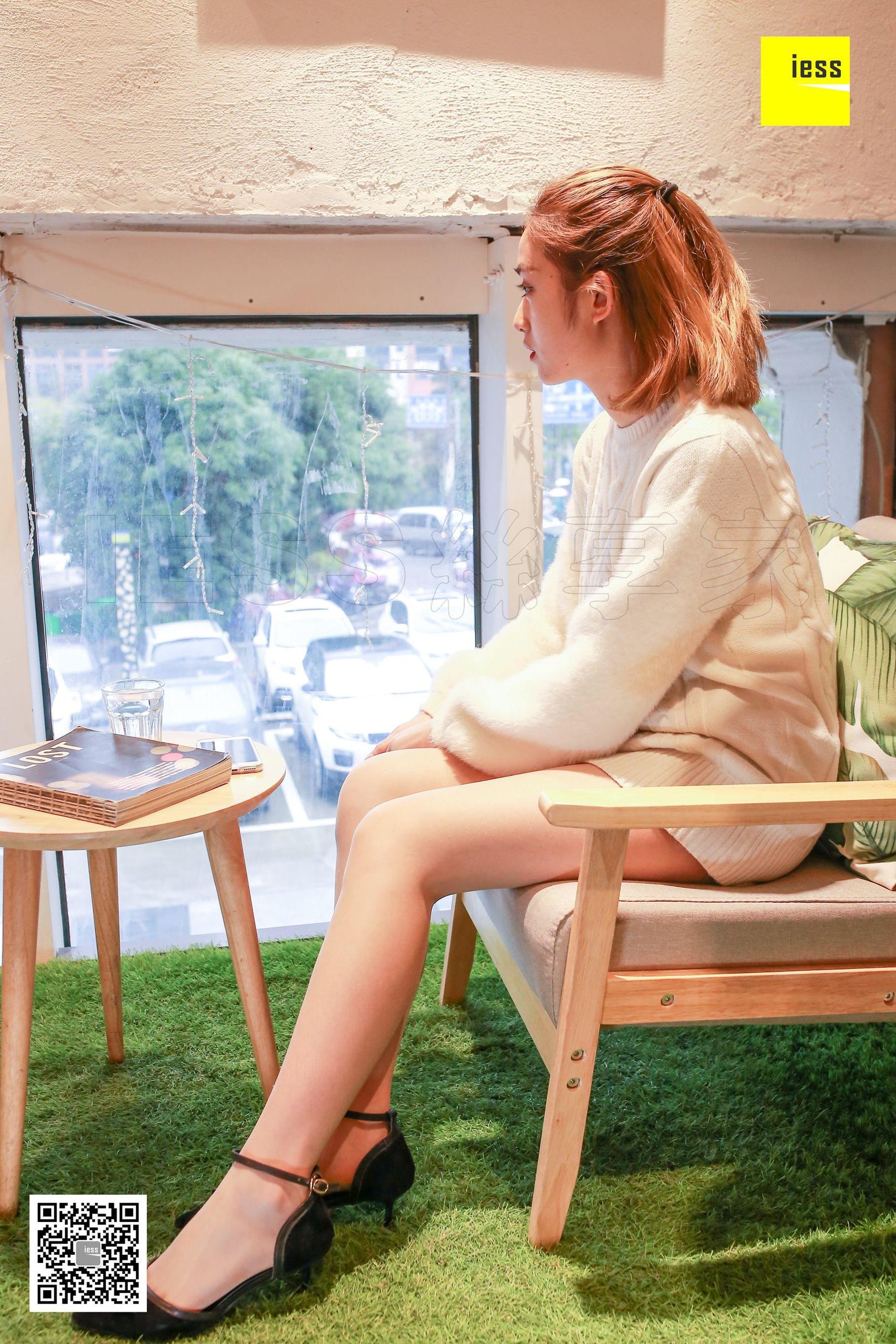 姗姗《蝴蝶结矮跟肉丝》 [异思趣向IESS] 丝享家197_第1张