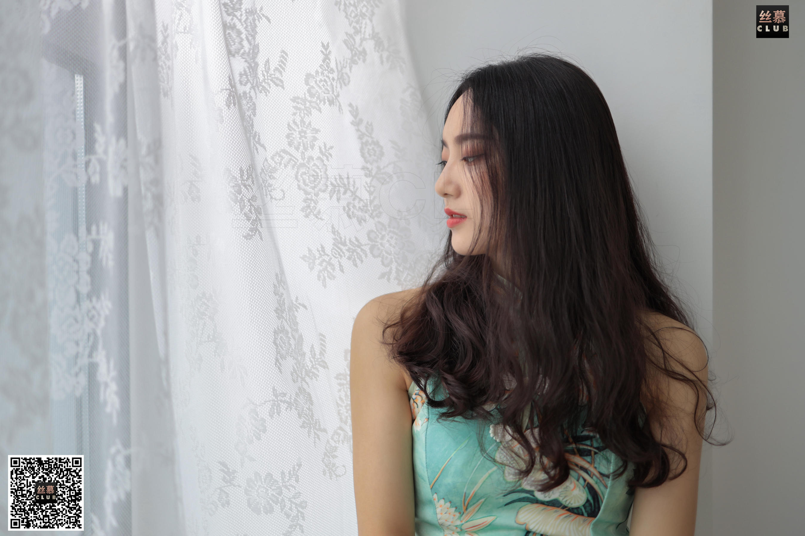 [丝慕] SM084 佳佳 天天一元《佳佳的青花色旗袍》_第5张