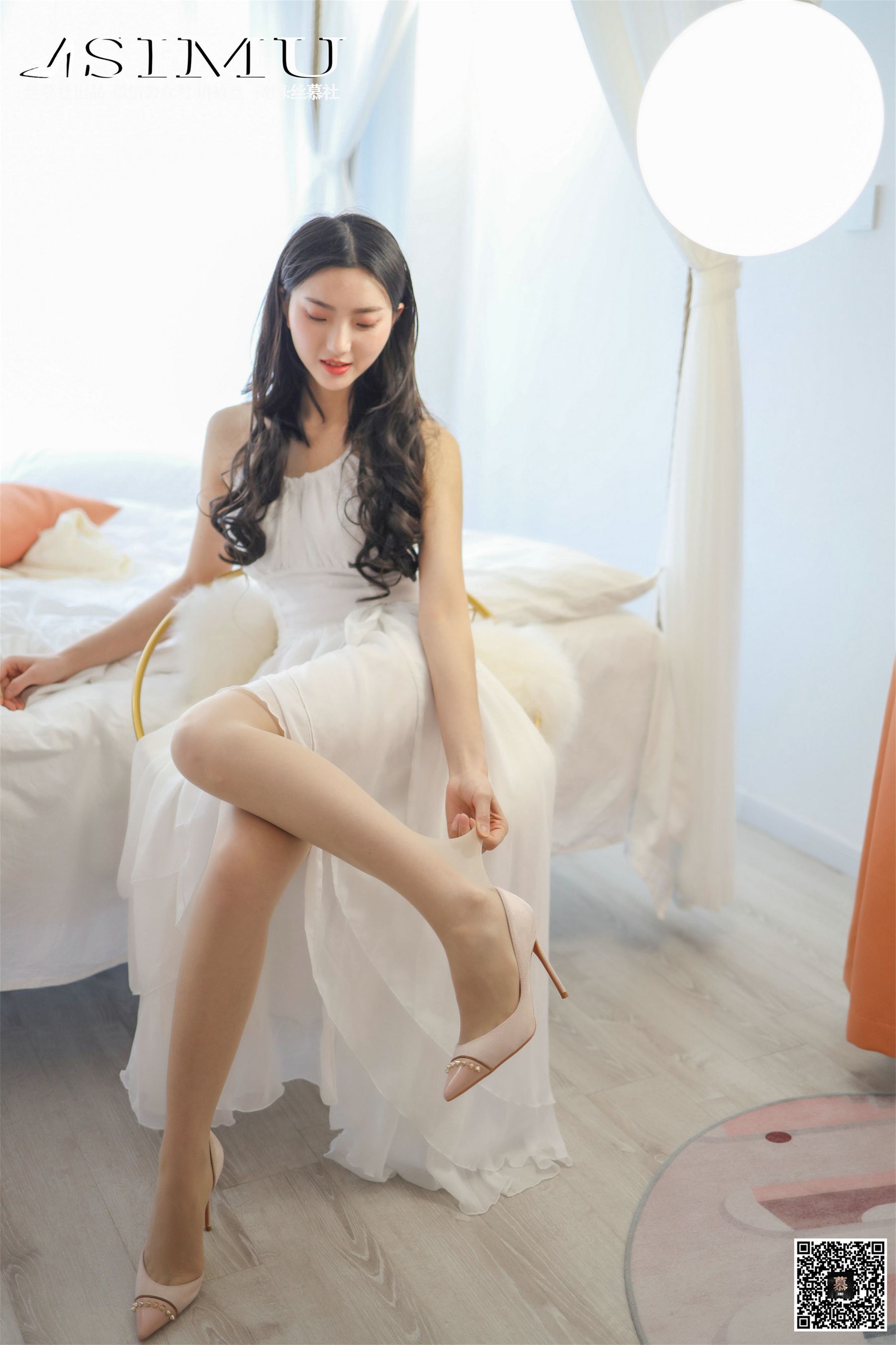 [丝慕] SM235 天天一元 佳佳《明月吻白纱》_第4张