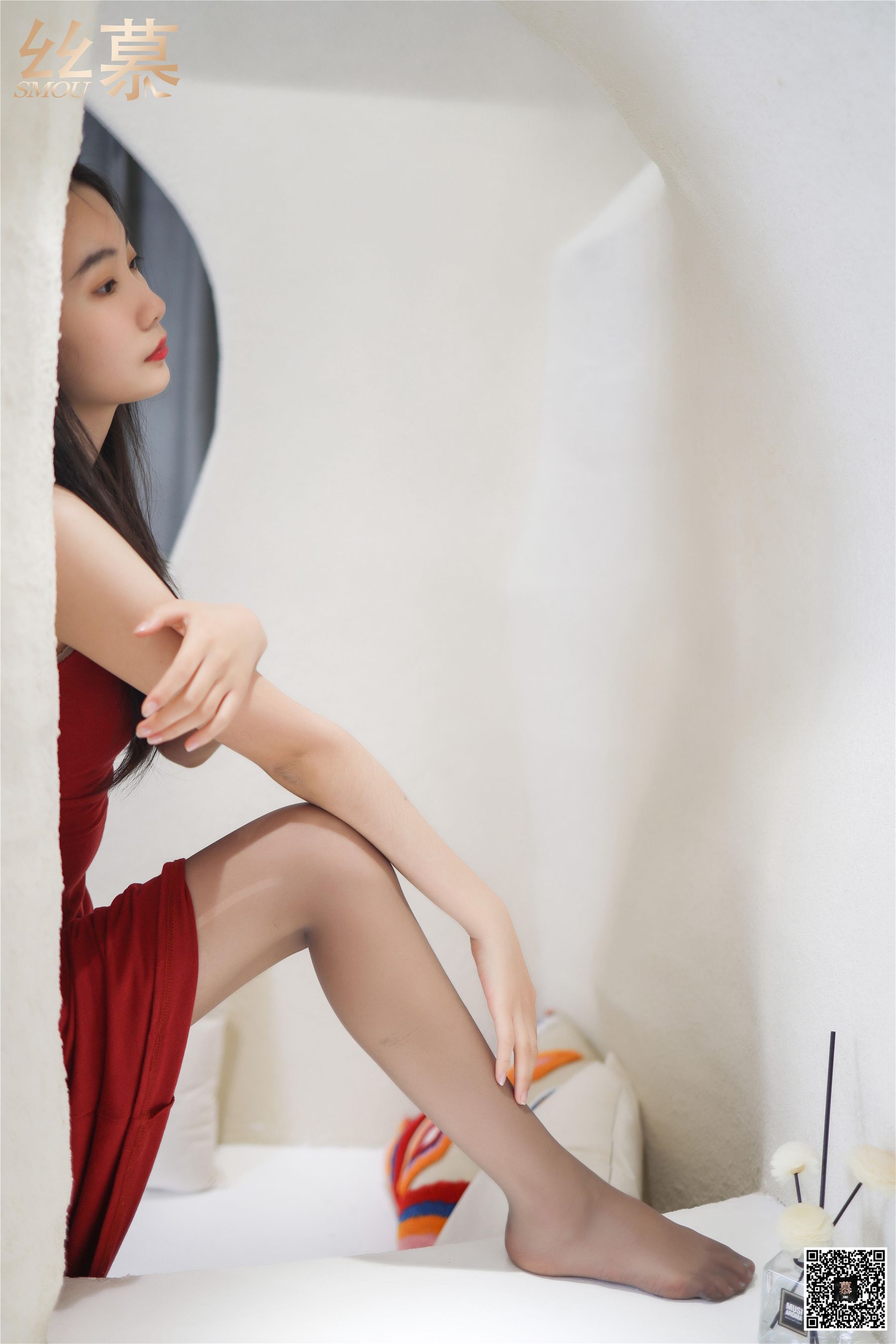 [丝慕] SM261 天天一元 可儿《高贵的红裙惹人温柔》_第2张