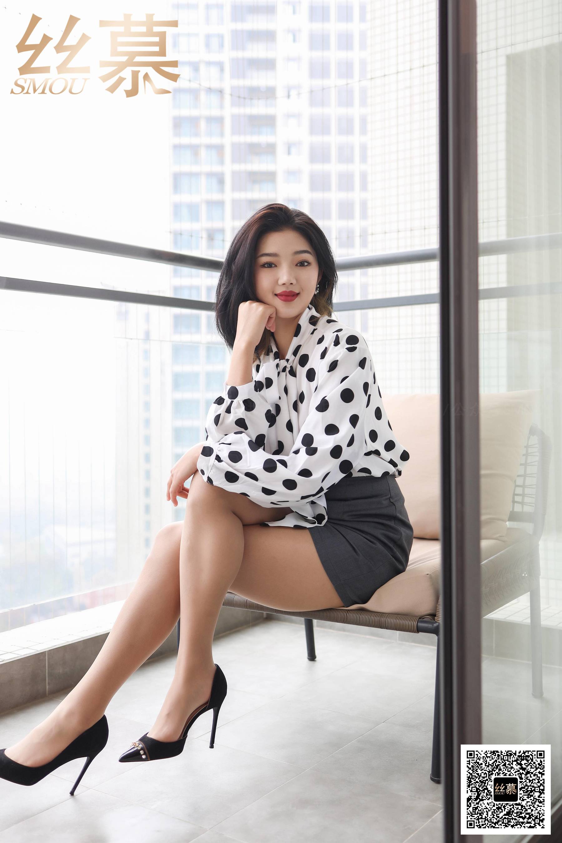 [丝慕] SM404 天天一元 文欣《晒晒腿》_第1张