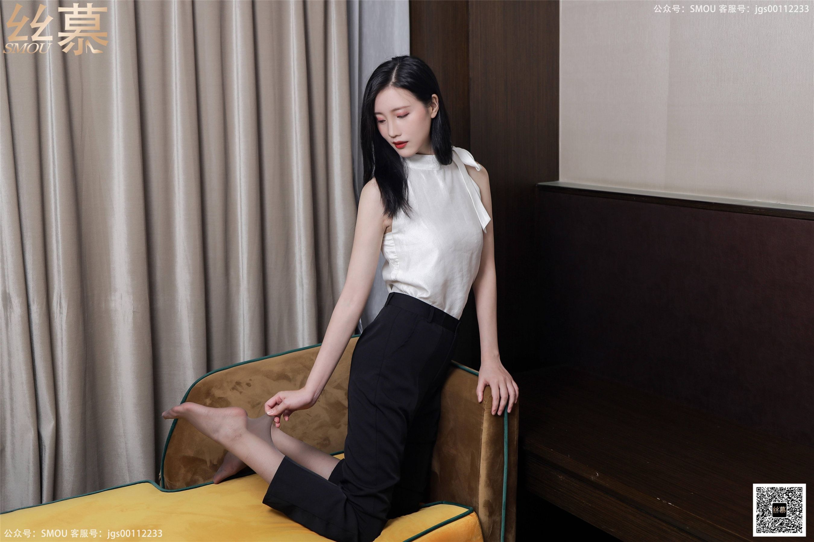 [丝慕] SM425 紫宁 《高腰OL西裤袜》_第3张