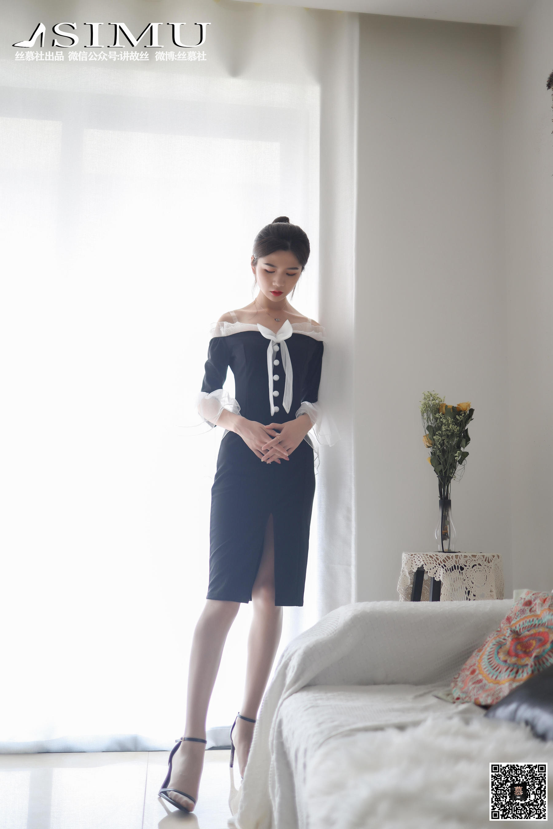 [丝慕] 特写集TX023 新模 《新模的灰丝特写》_第5张