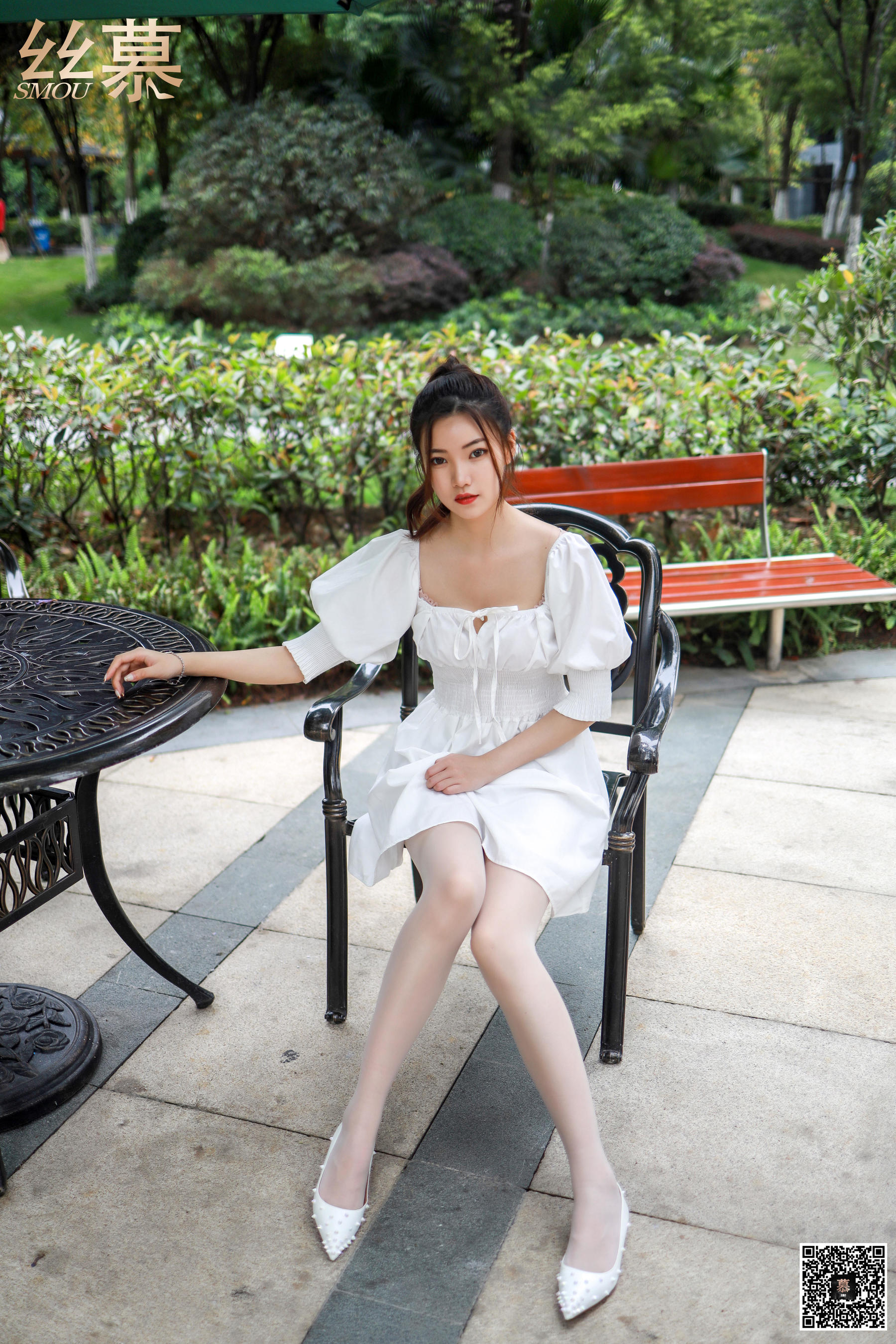 [丝慕] 特写集TX030 文欣 《阳光下的白丝光影》_第4张