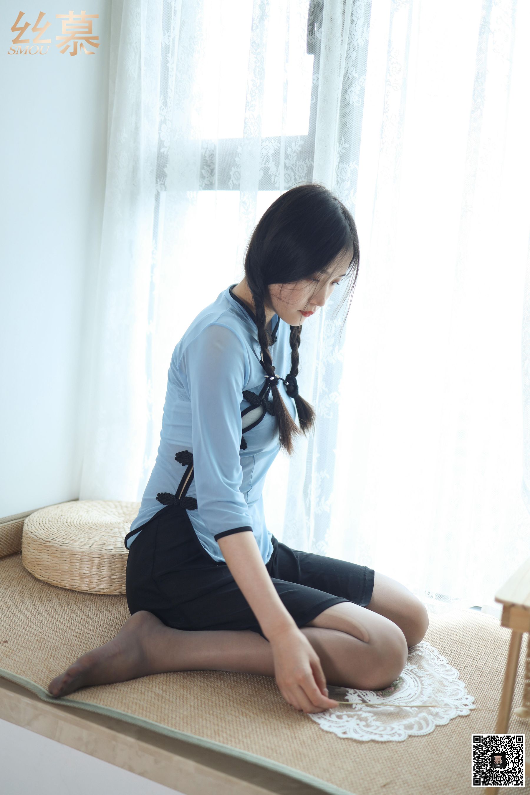 [丝慕] 特写集TX037 熙熙 《穿越民国看灰丝》_第2张