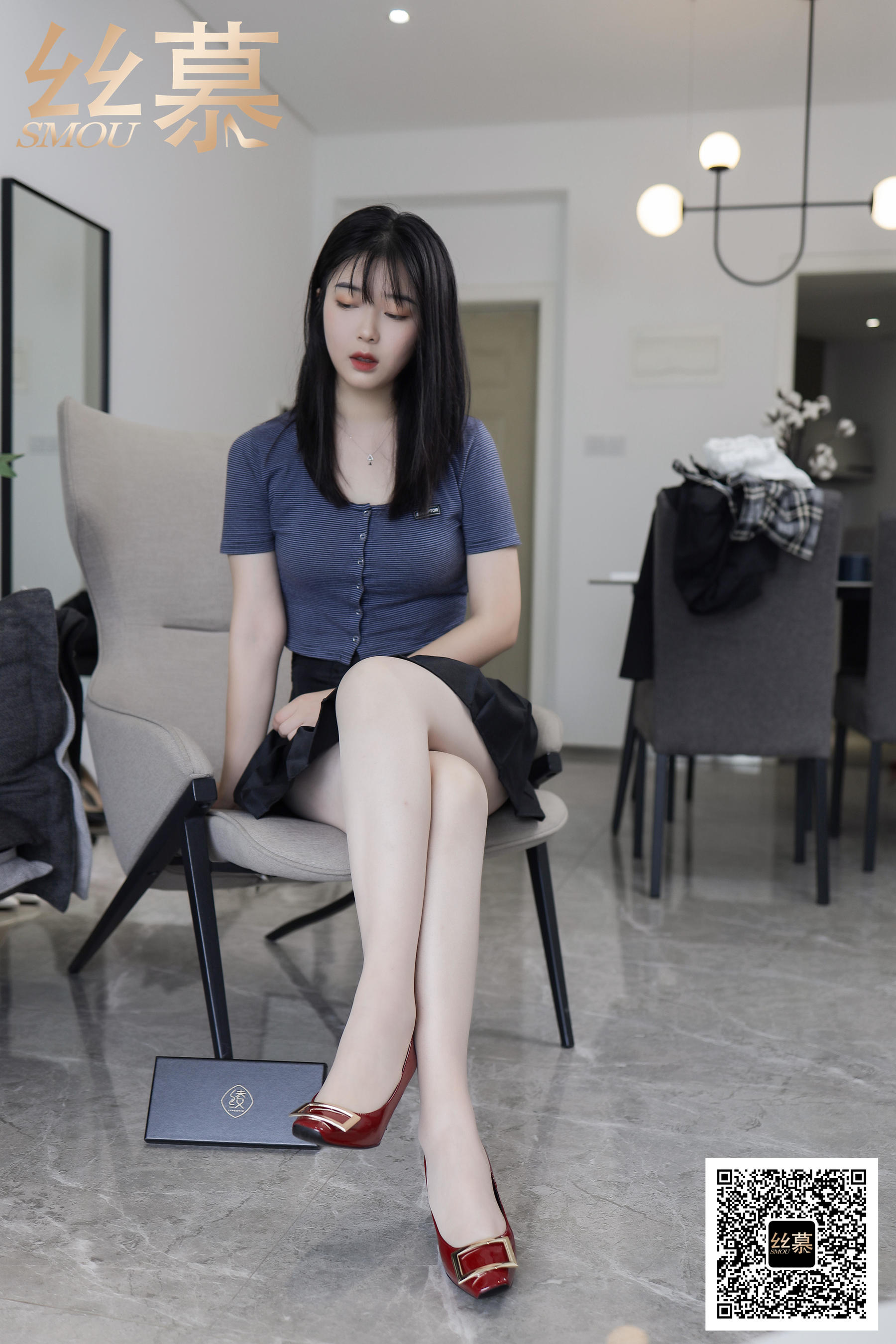 [丝慕SMOU] 特定集TX078 学妹 《百褶裙回忆》_第2张