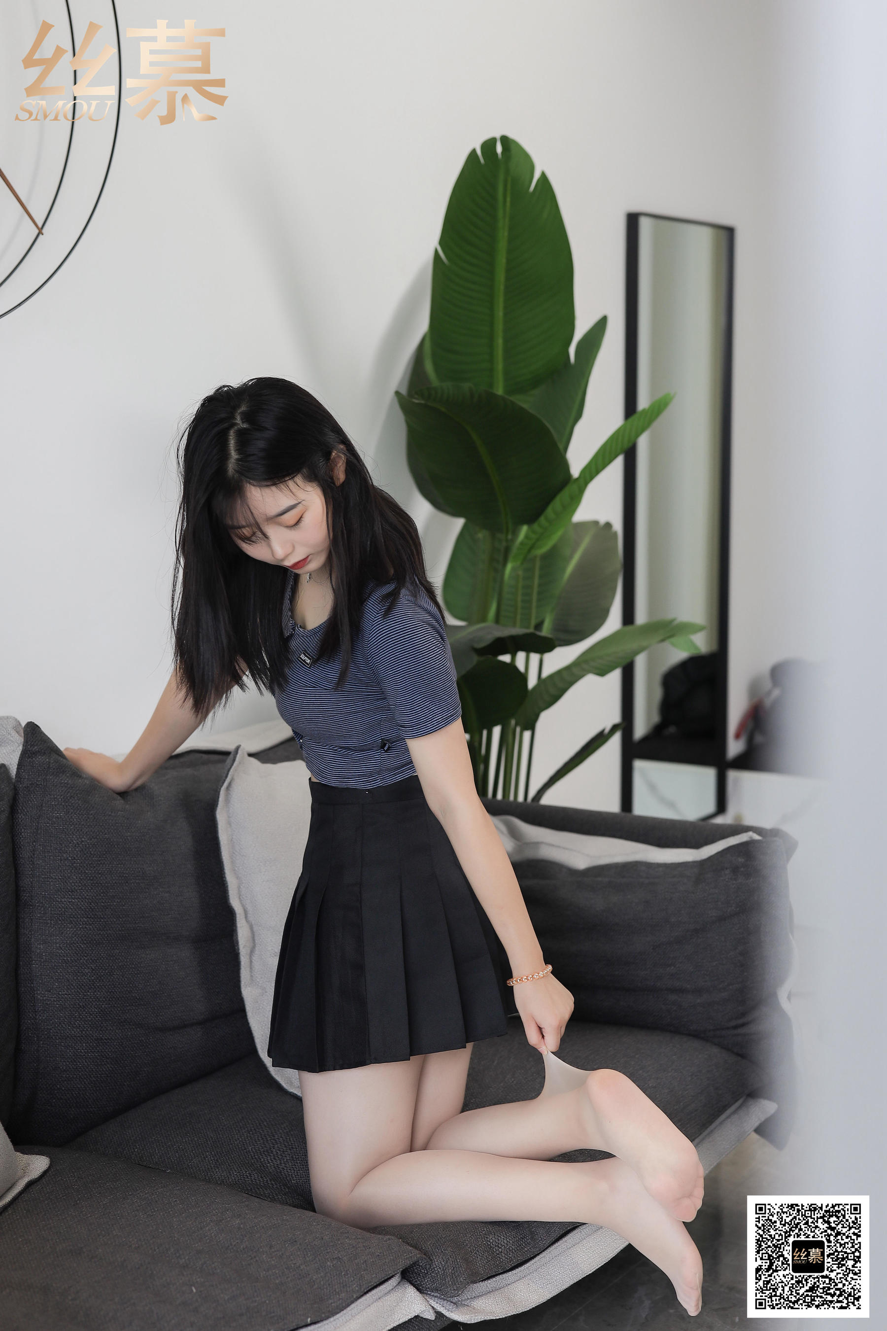 [丝慕SMOU] 特定集TX078 学妹 《百褶裙回忆》_第3张