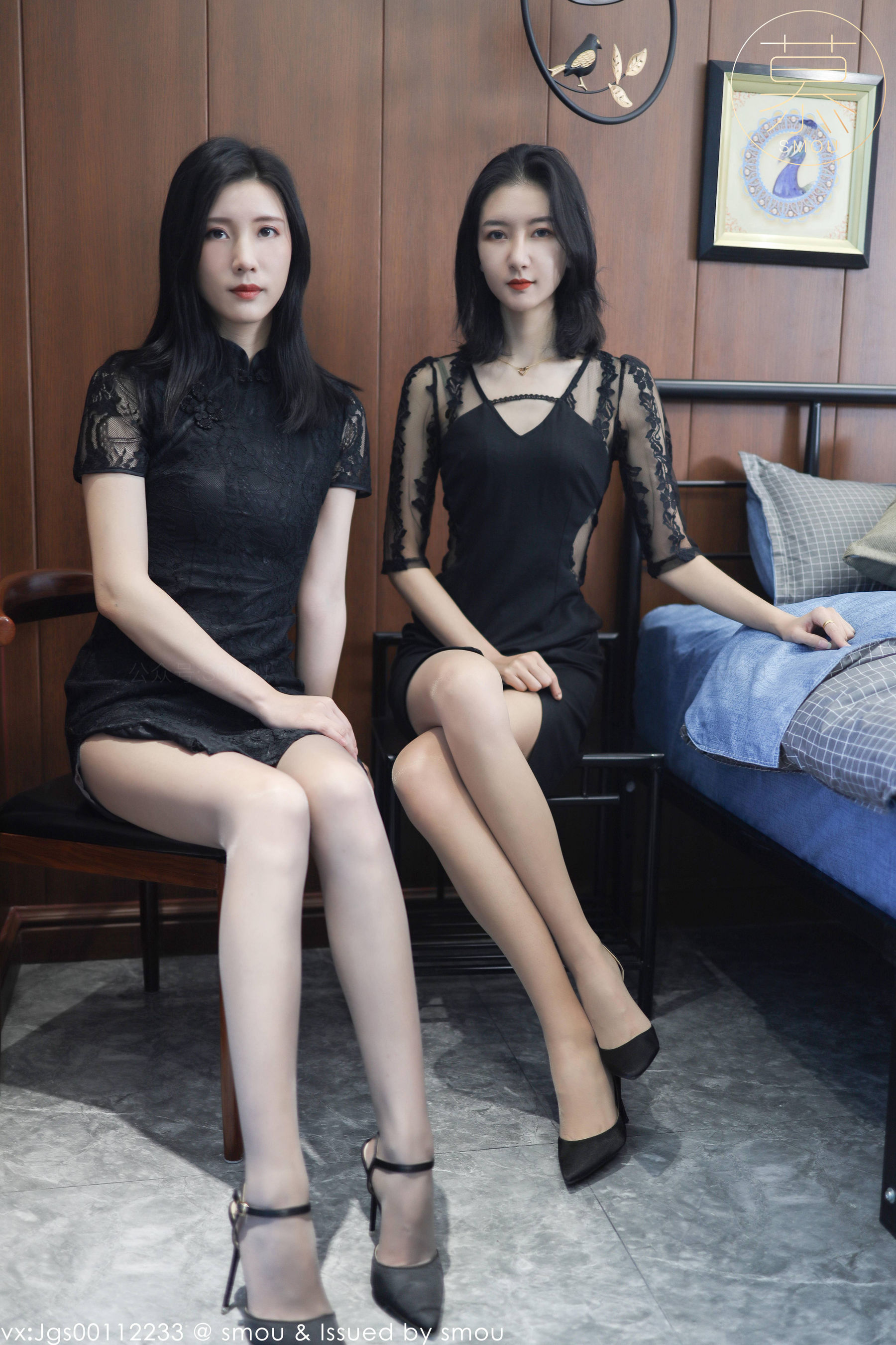 [丝慕SMOU] 蜜系列 M013 紫宁&茗茗 丝袜美腿套图_第4张