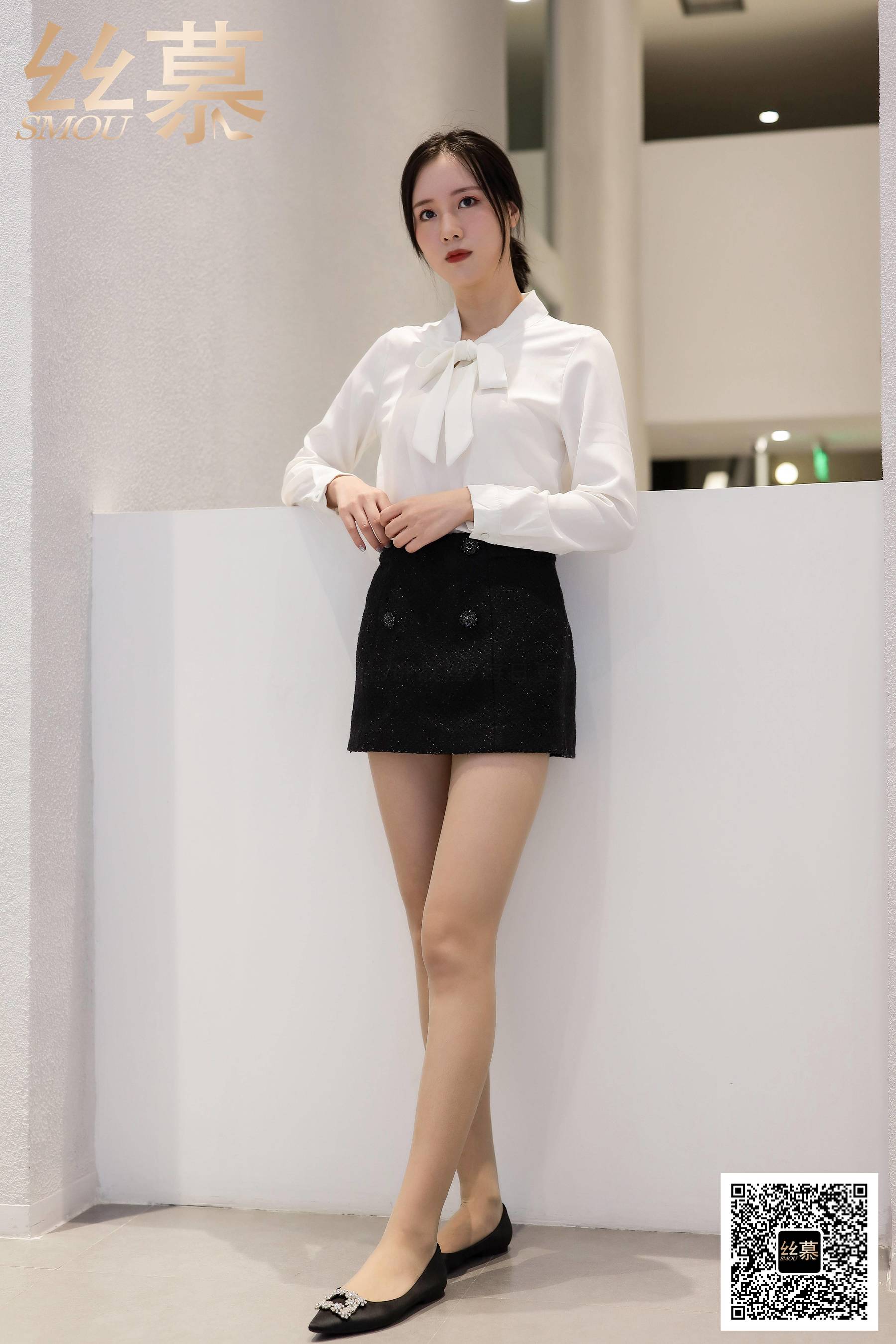 [丝慕GIRL]特写集 TX089 紫宁《平底鞋女神》_第1张