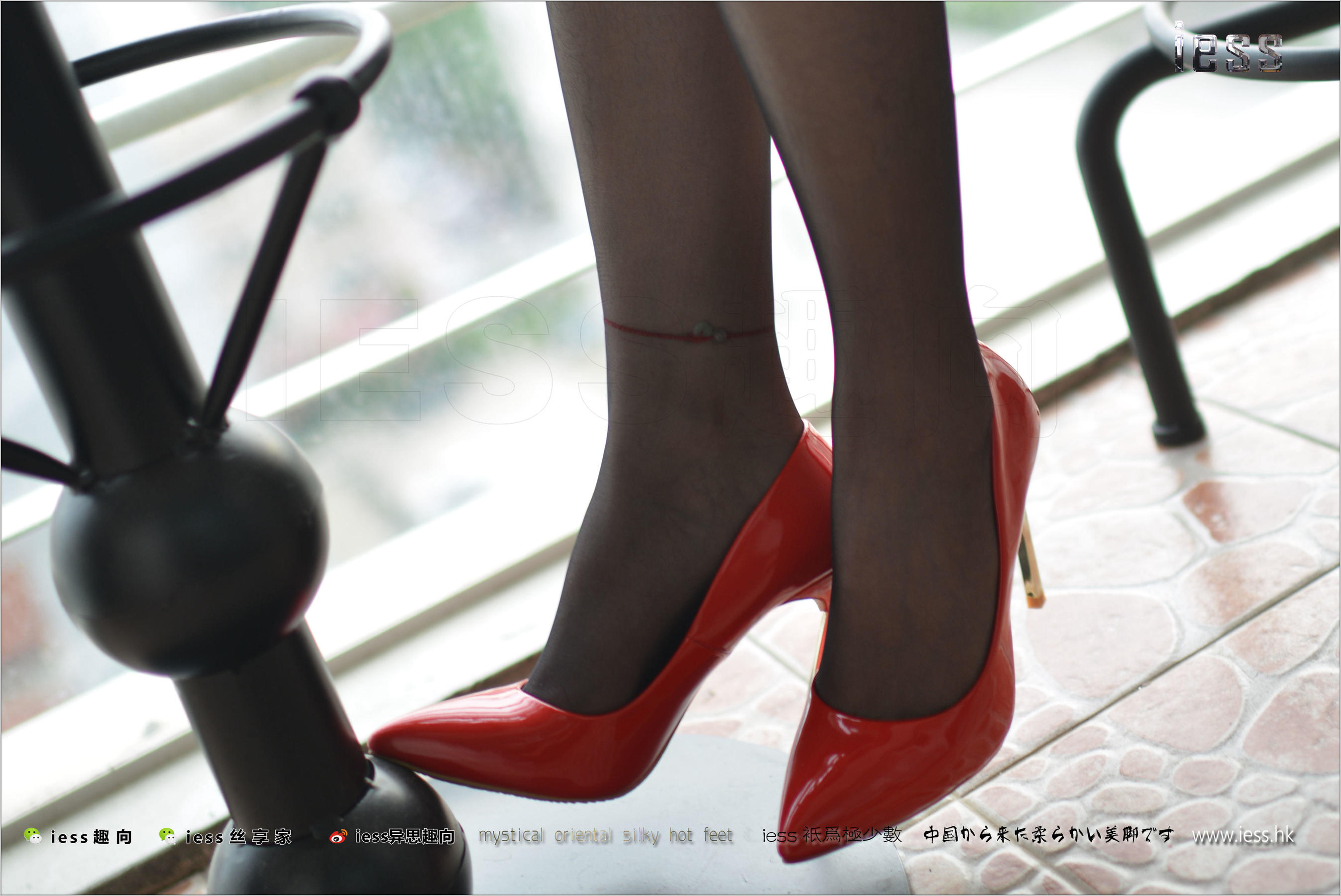 丝足便当147 妃妃 《红高、黑丝和红套裙》[IESS异思趣向]_第4张
