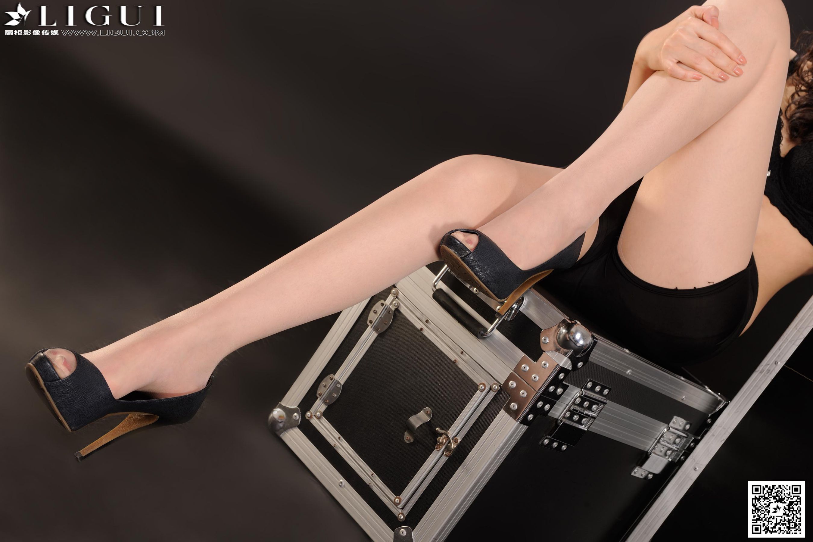 [丽柜LiGui] Model 林惜《肉丝袜高跟美足》美腿玉足写真图片_第5张