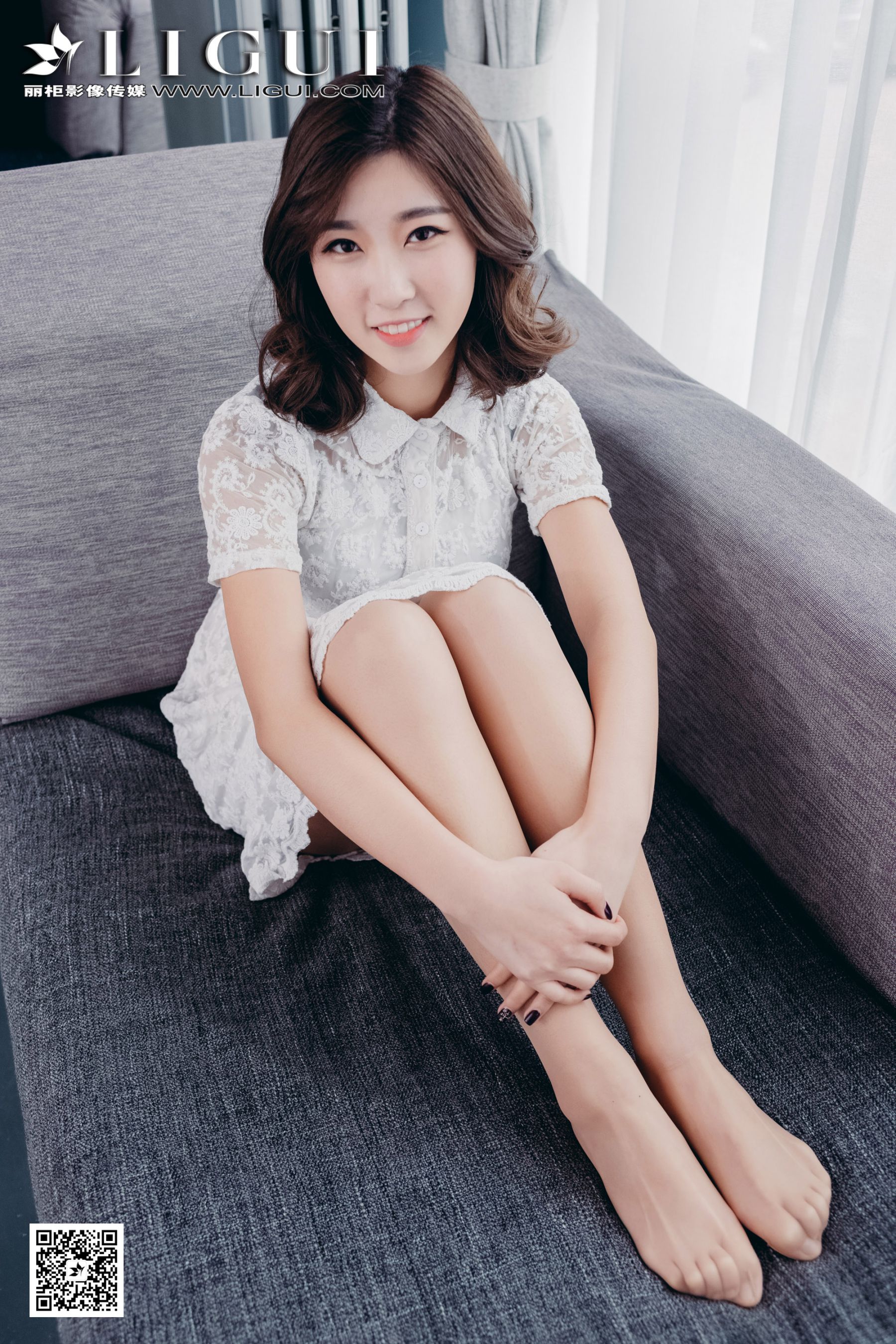 筱筱《蕾丝连衣裙》 [丽柜] 美腿丝足_第3张