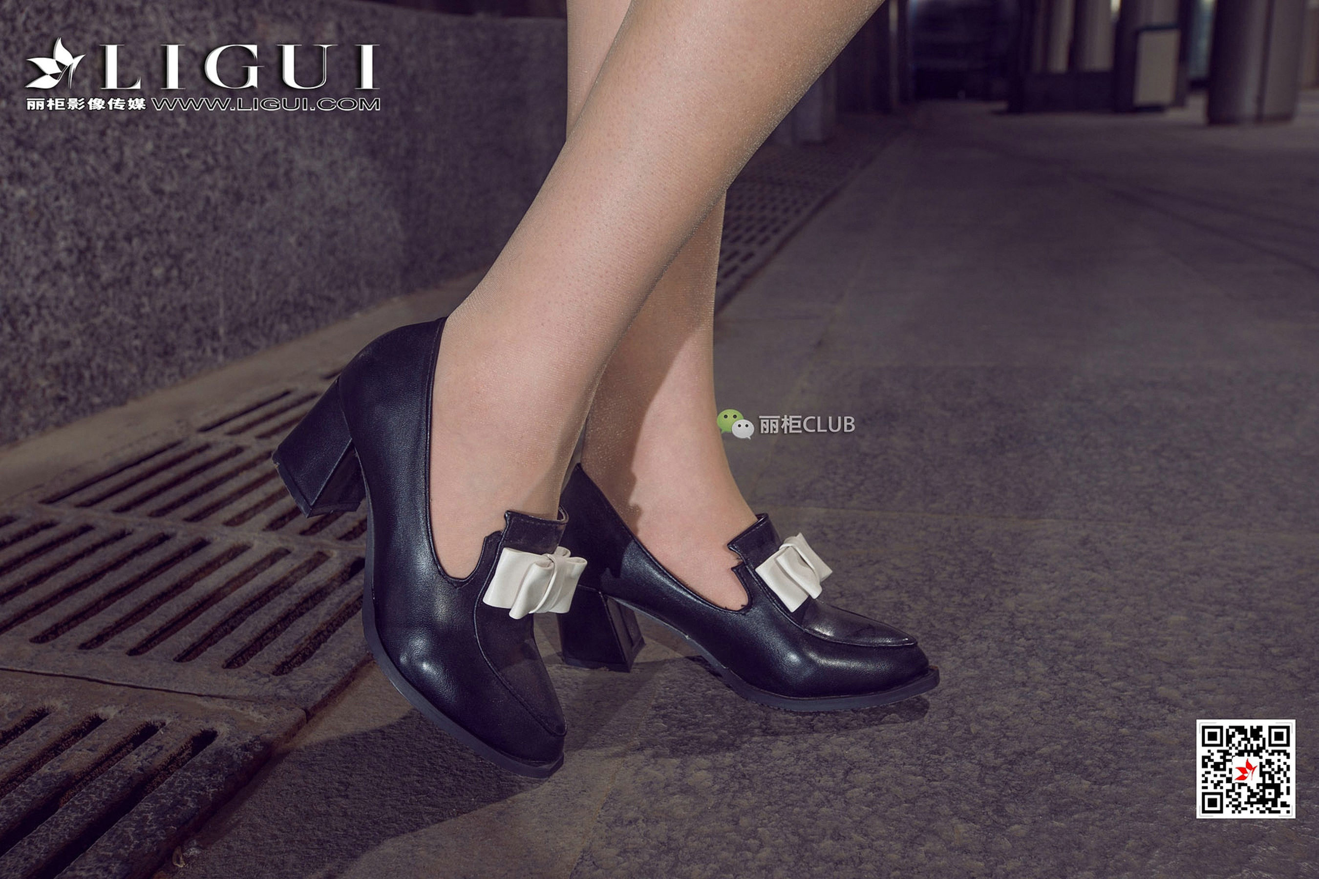 Model 允儿《连衣裙街拍美腿丝足》 [丽柜Ligui]_第5张