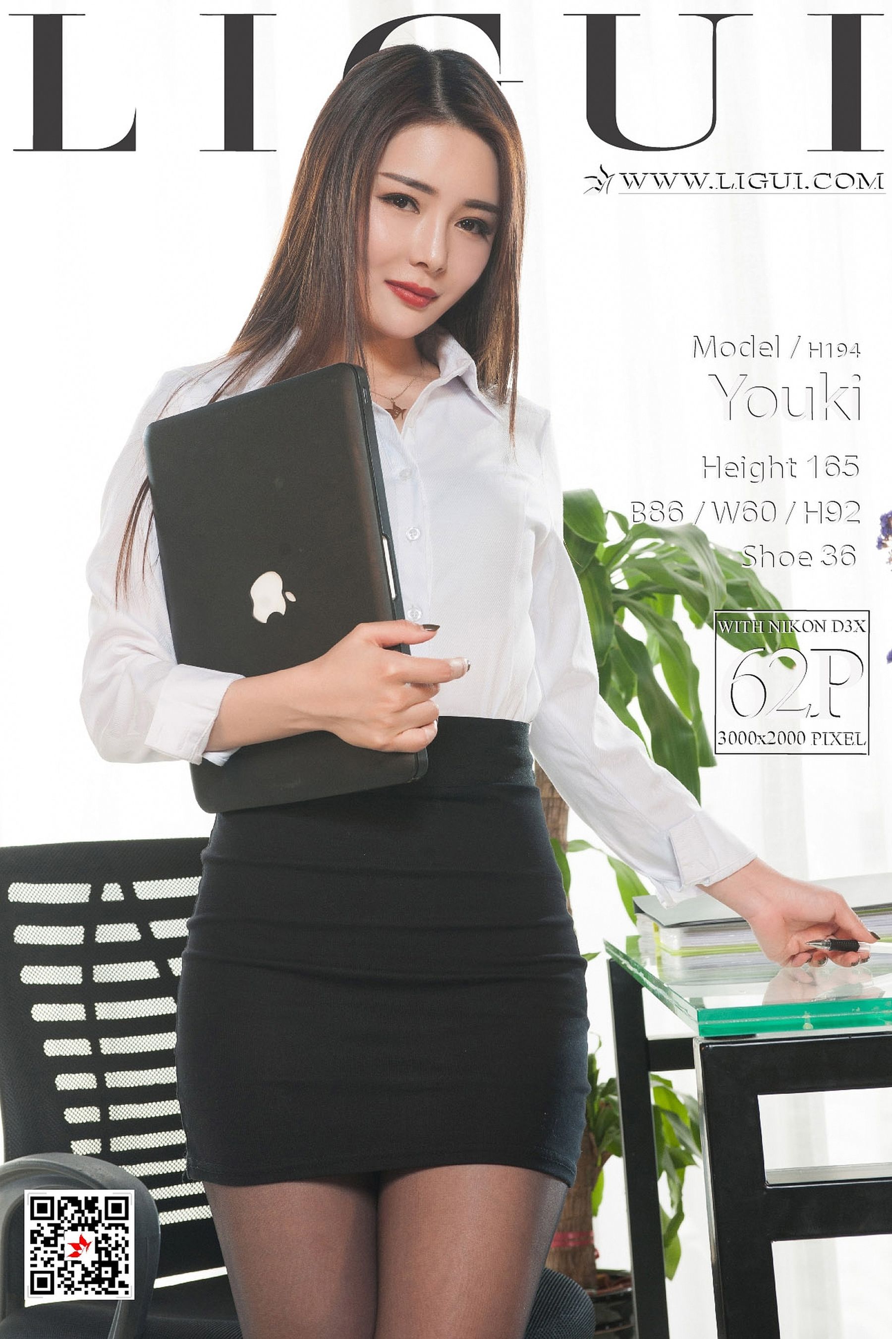 Model 腿模Youki《黑丝OL丝足》 [丽柜Ligui]_第1张