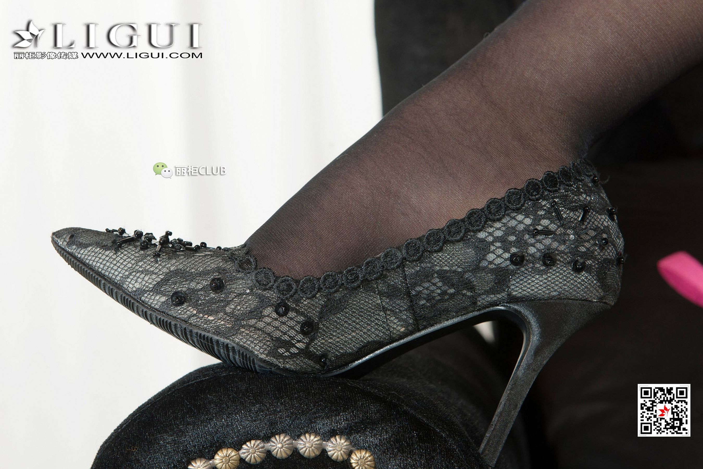 Mode 腿模然然《魅惑黑丝》 [丽柜Ligui]_第5张