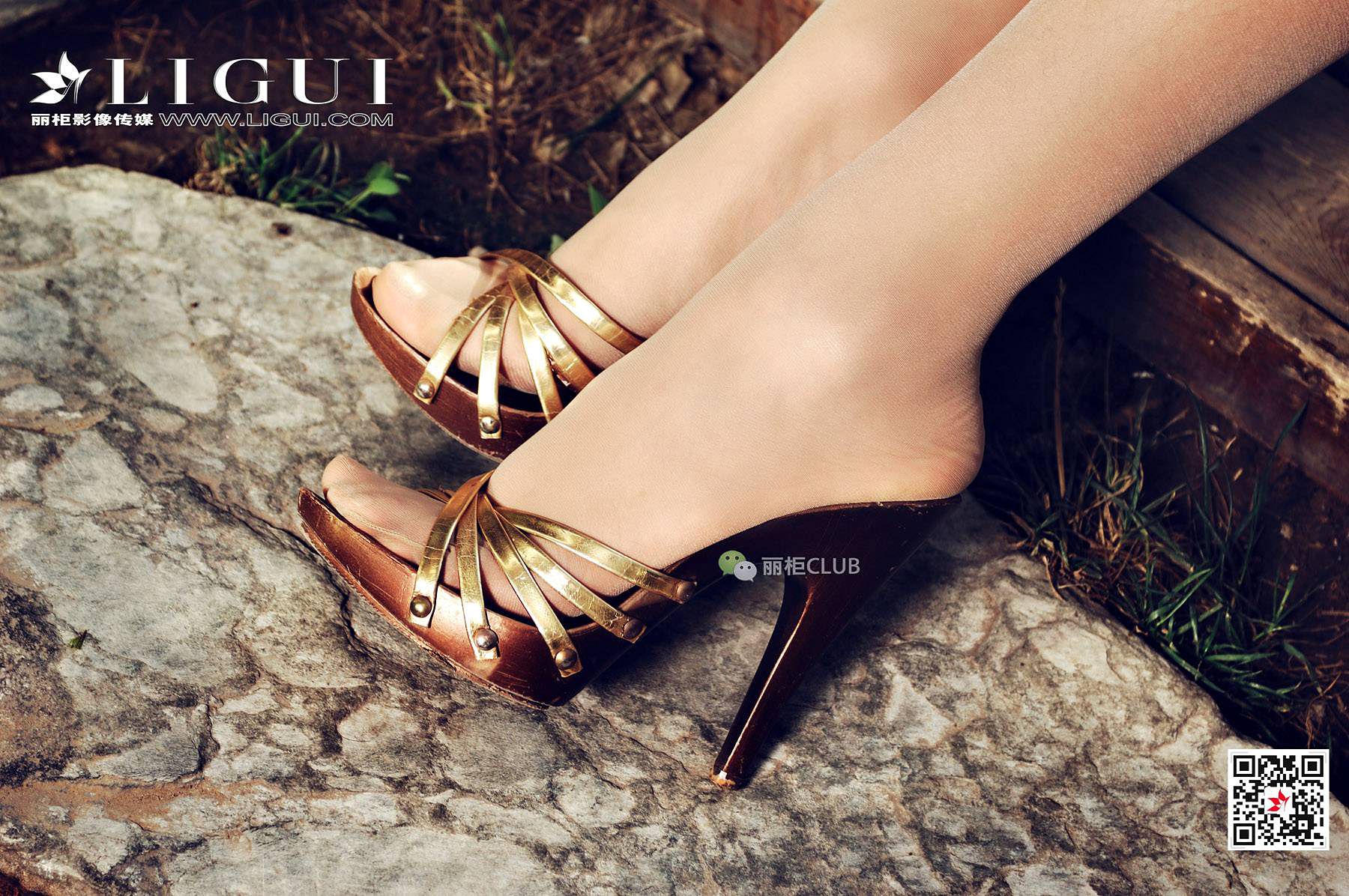 腿模刘钥《古典美丝》 [丽柜LIGUI] 丝袜美腿_第3张