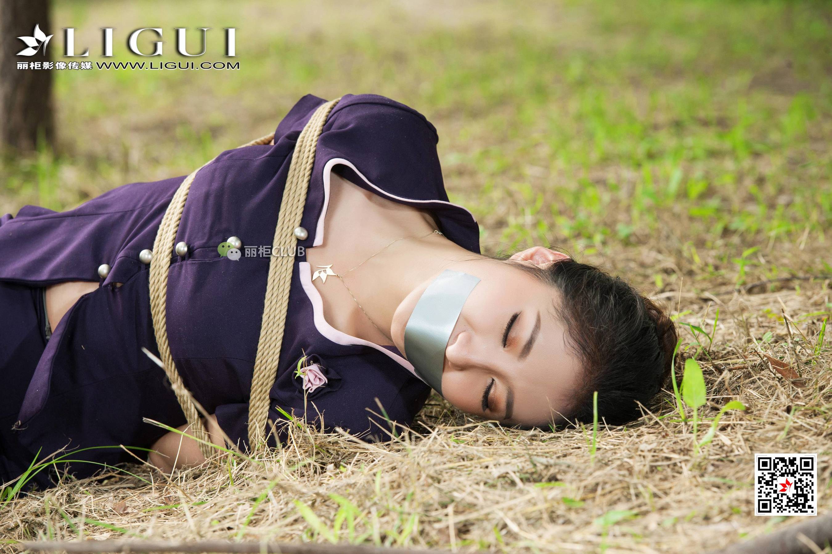 腿模思彤《外拍绳艺人体摄影》 [丽柜LIGUI] 网络丽人_第1张