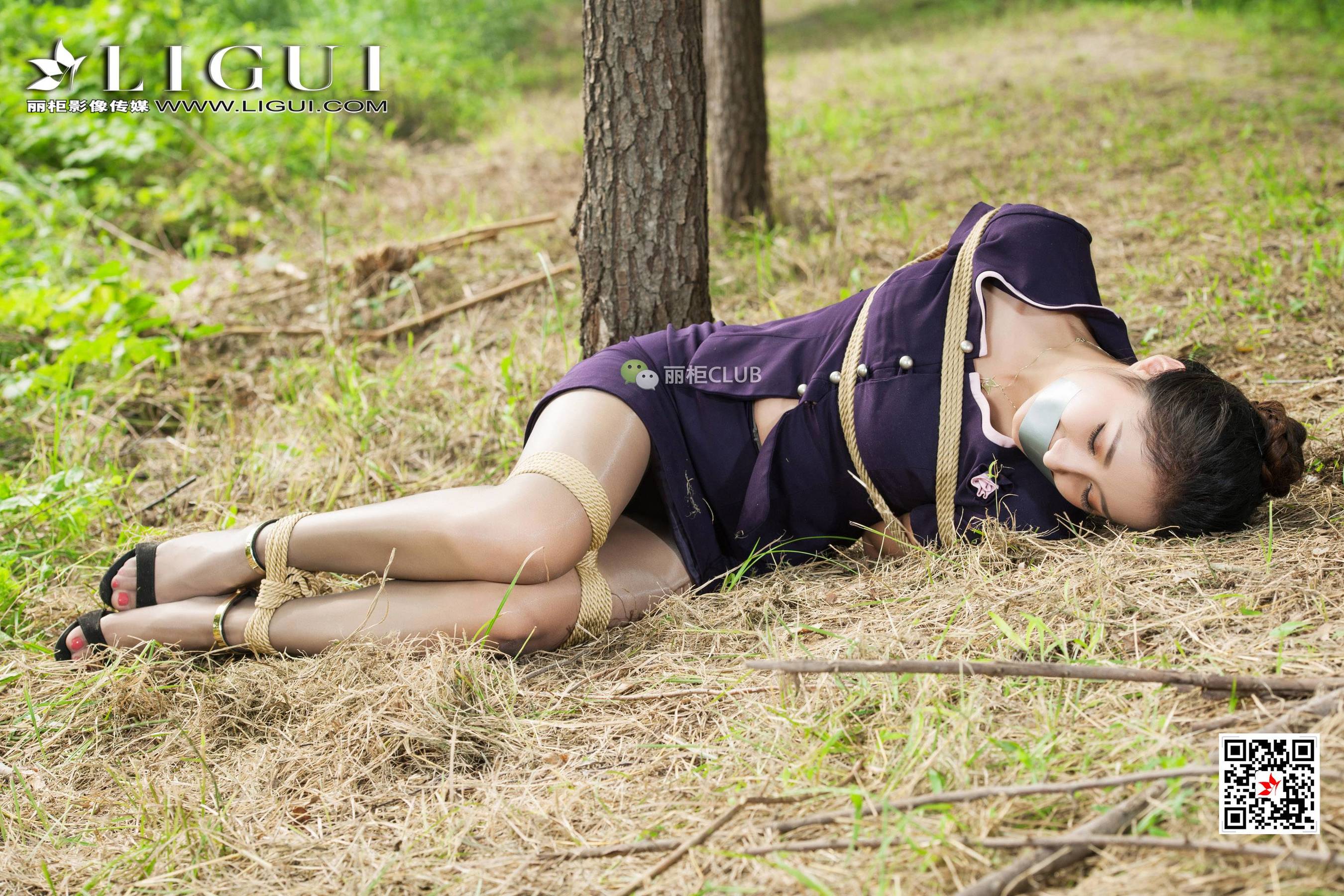腿模思彤《外拍绳艺人体摄影》 [丽柜LIGUI] 网络丽人_第3张