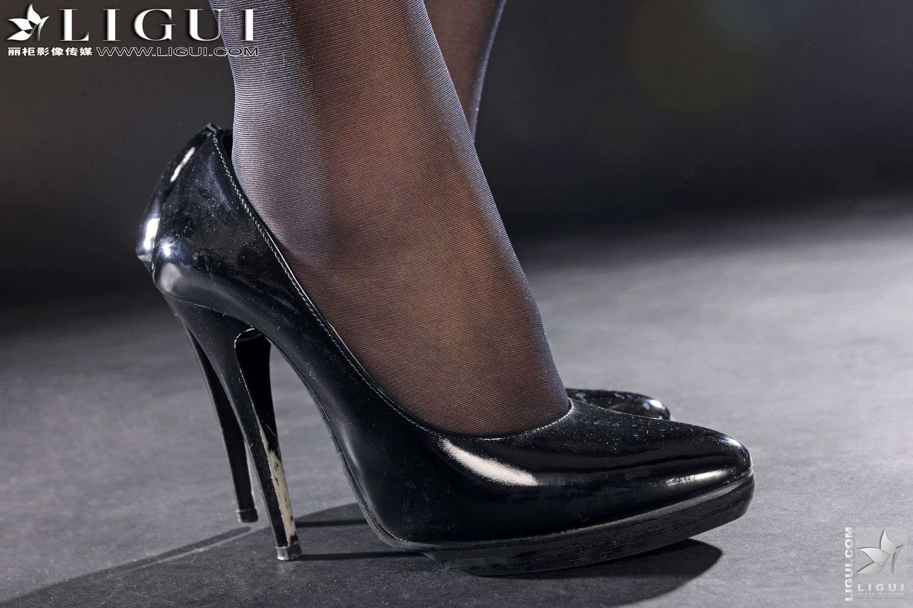 Model 苏菲《黑丝女警》 [丽柜美束LiGui] 美腿玉足写真图片_第4张
