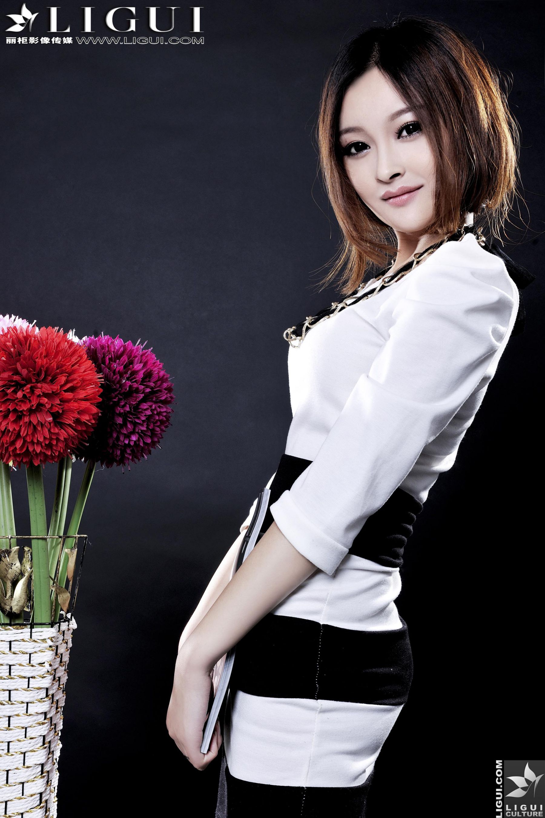 Model 小杨幂《极品时尚职业装女郎》 [丽柜LiGui] 美腿玉足写真图片_第1张