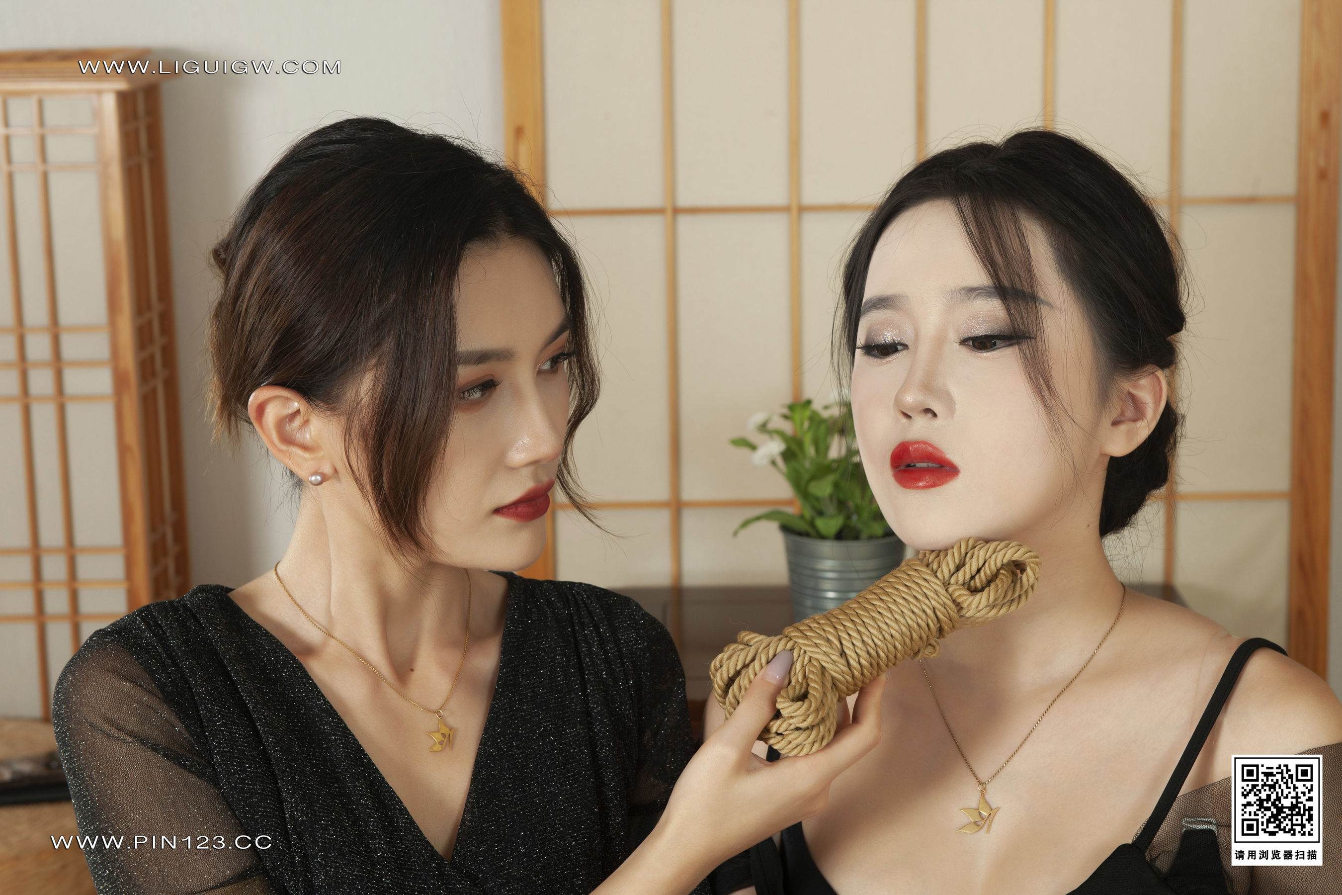 [Ligui丽柜] 2023.08.21 七夕情结 甜甜&柒柒_第5张