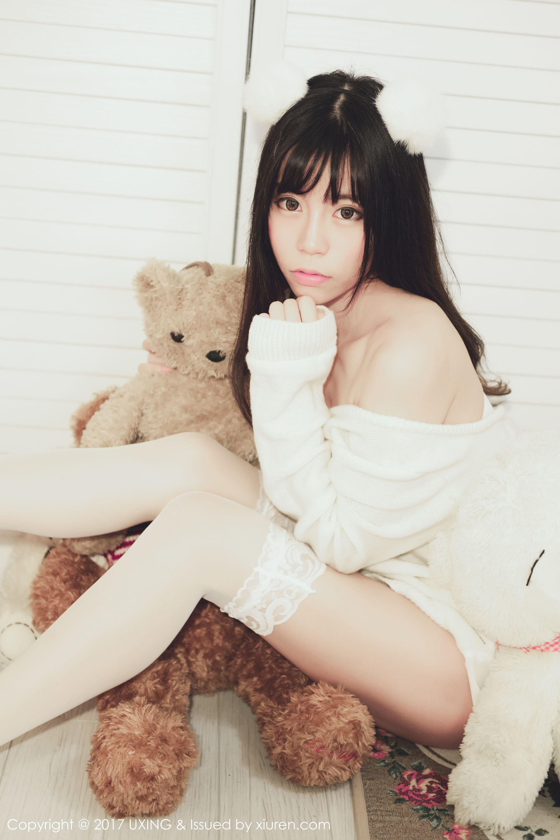 模特Yo酱《学生装+蕾丝装扮》 [优星馆UXING] VOL.048_第3张