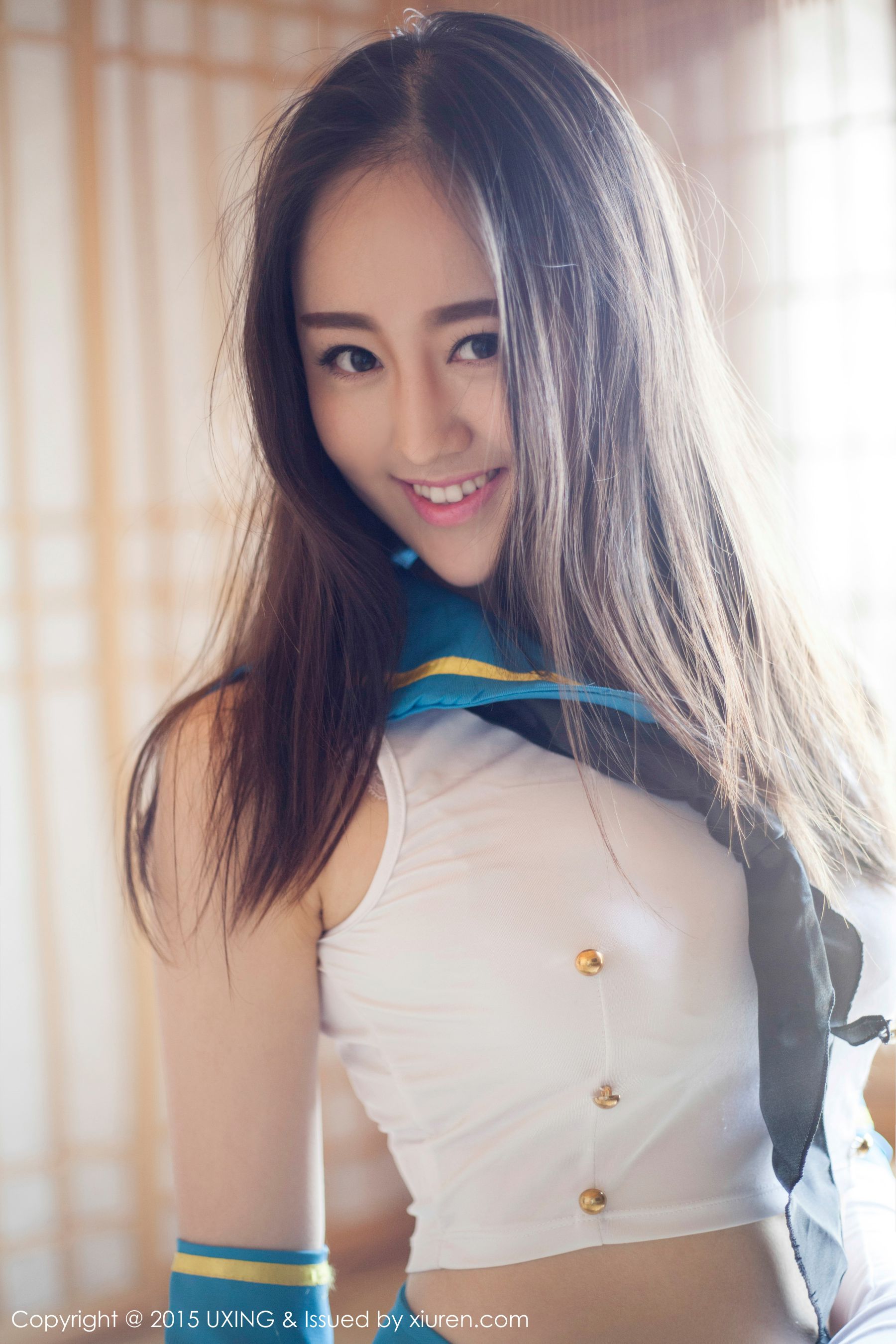 Romi王朝朝 - 美少女校服系列写真集 [UXING优星馆] Vol.005_第3张