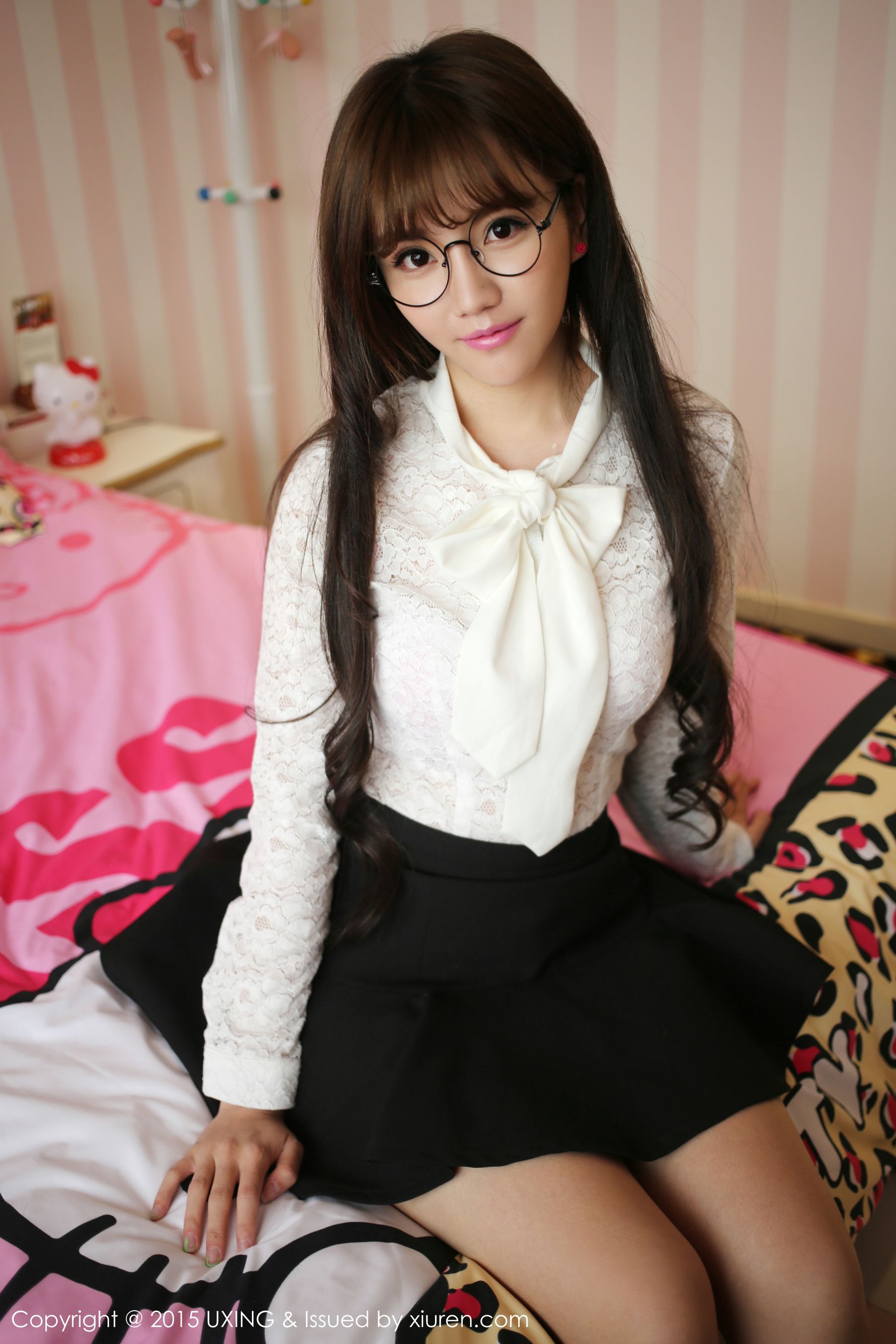 艾西Ashley - 极品清新女神写真集 [UXING优星馆] Vol.007_第1张