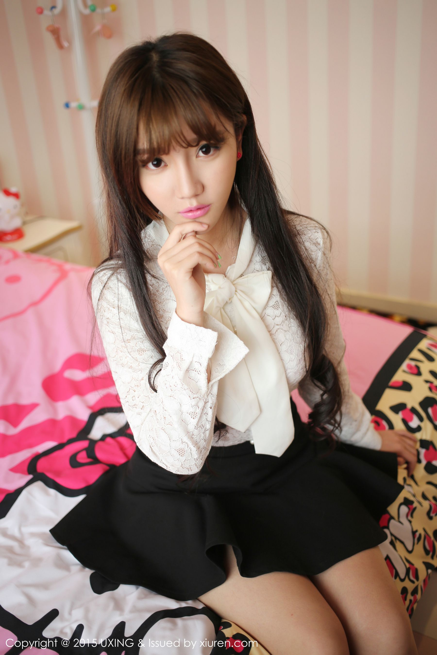 艾西Ashley - 极品清新女神写真集 [UXING优星馆] Vol.007_第3张