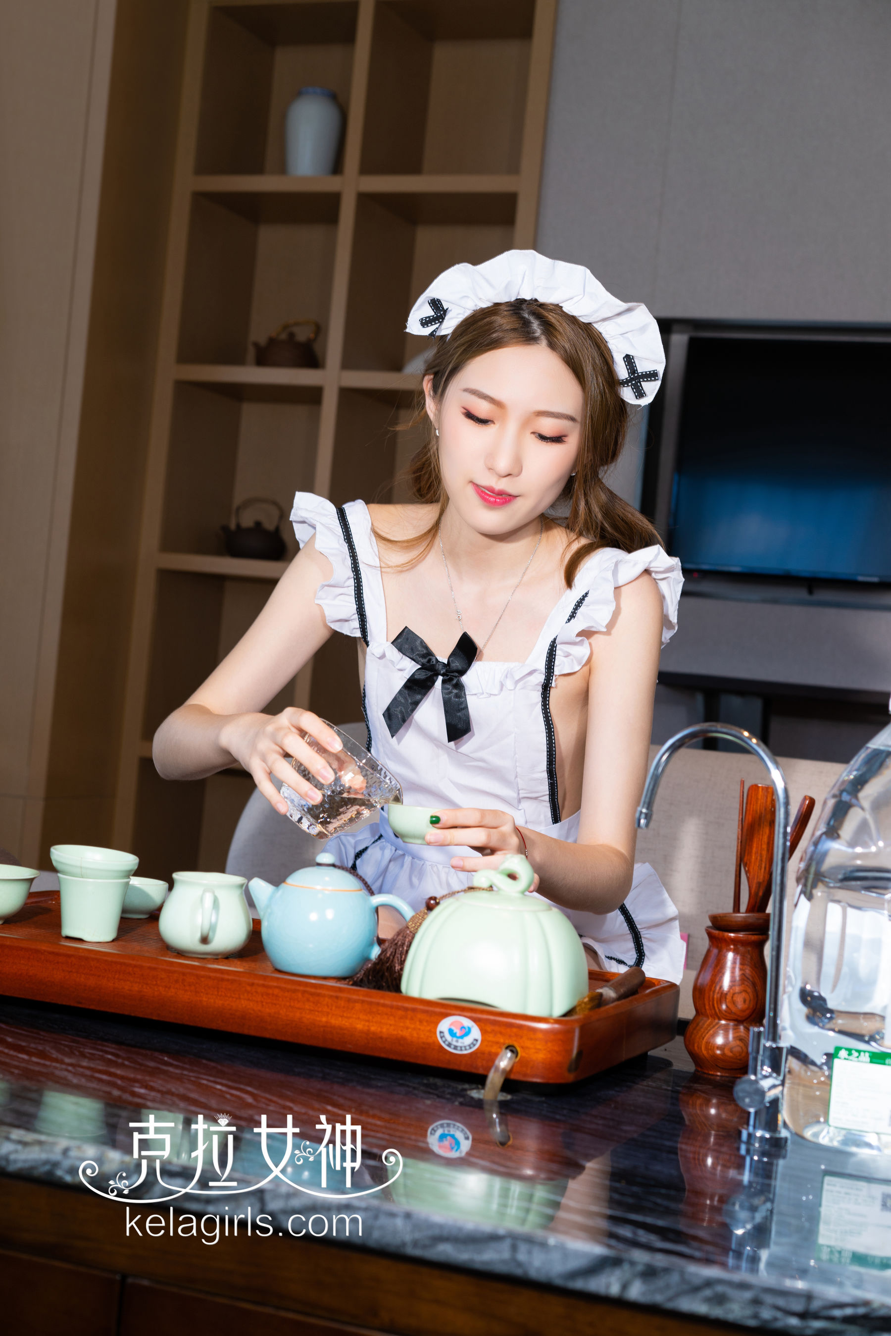 [克拉女神Kelagirls]  芊芊 女仆の功夫茶_第2张