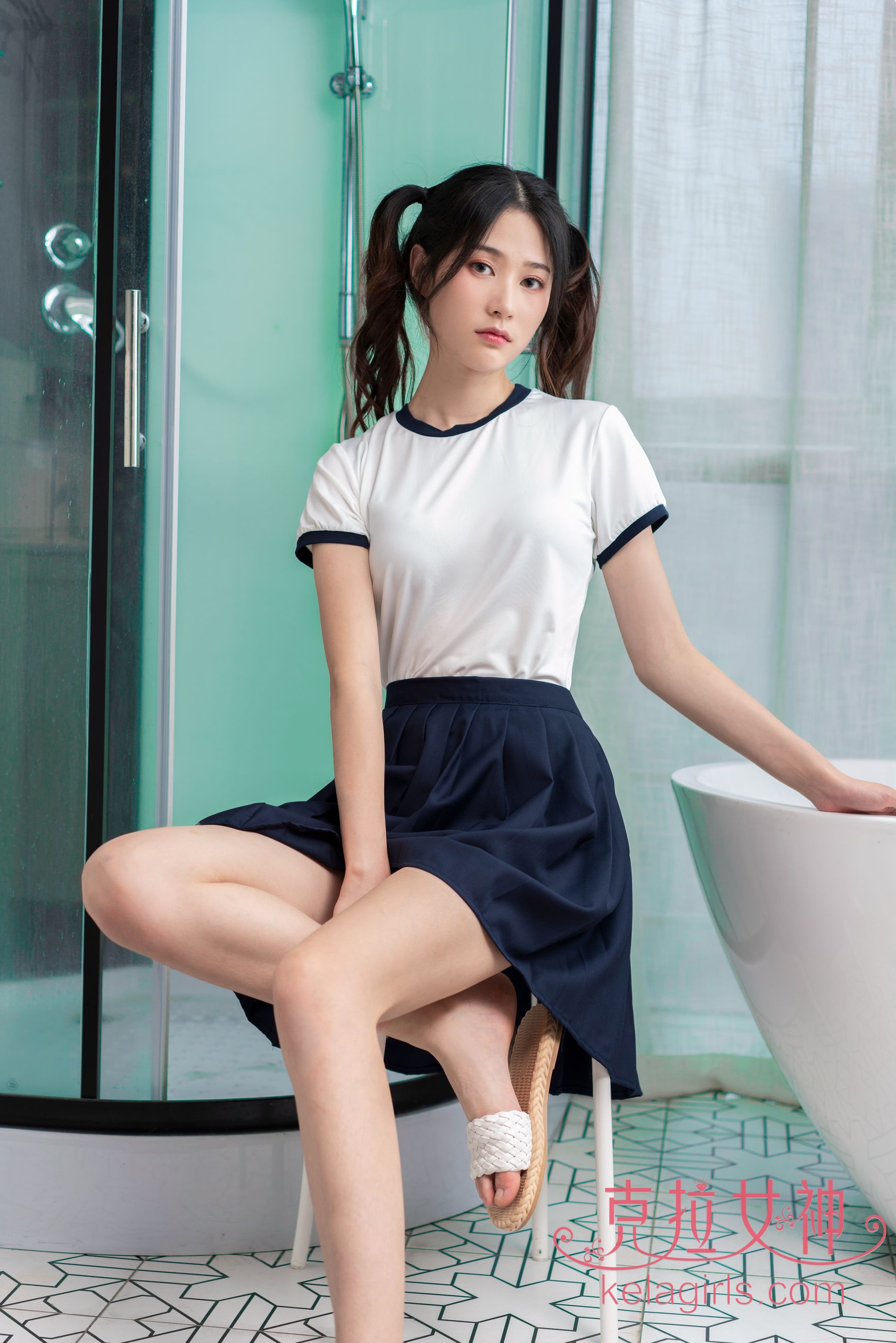 [克拉女神Kelagirls]  苏棠 学妹の蕾丝T裤_第1张