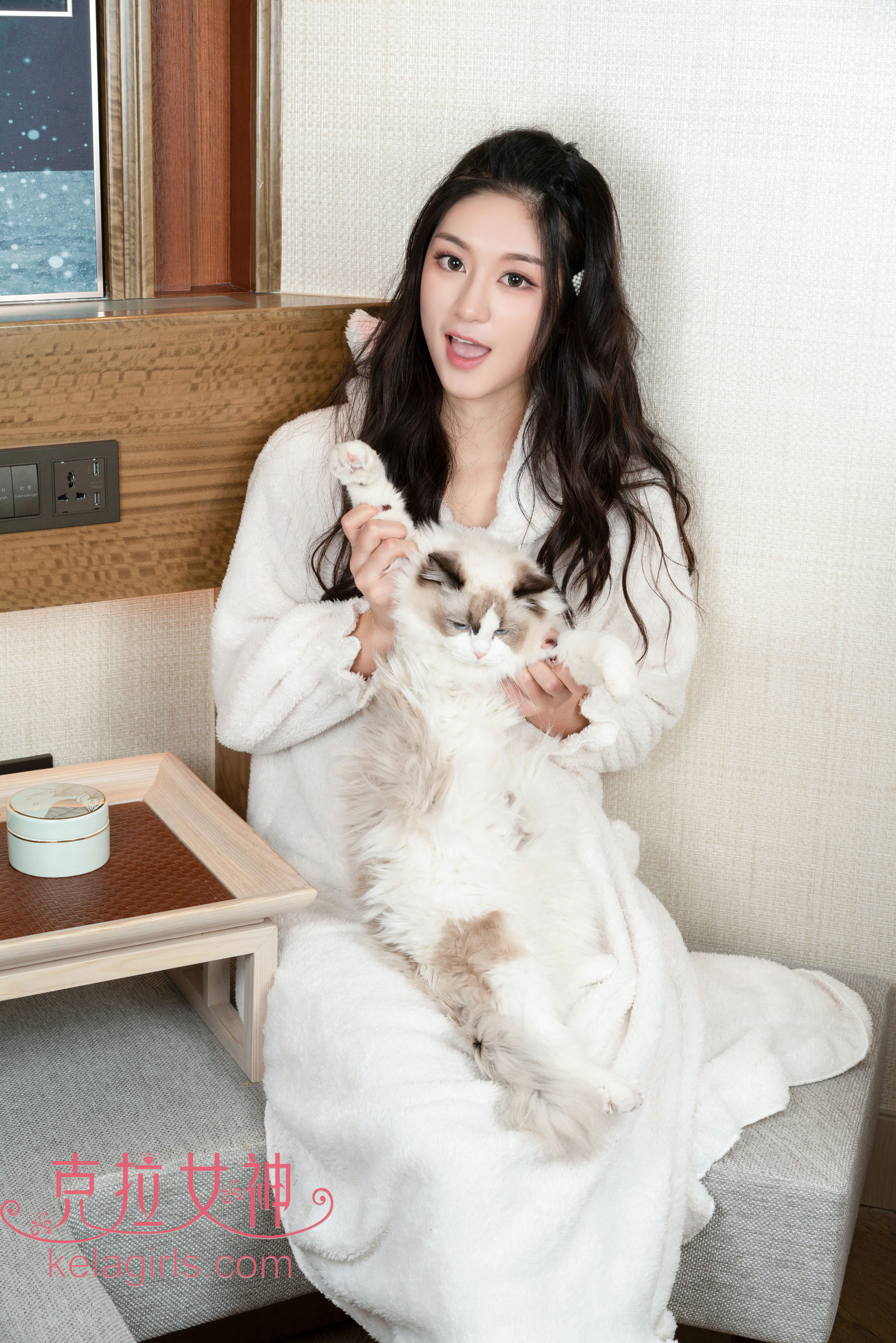 [Kelagirls]克拉女神  汤怡 她与她的猫_第4张