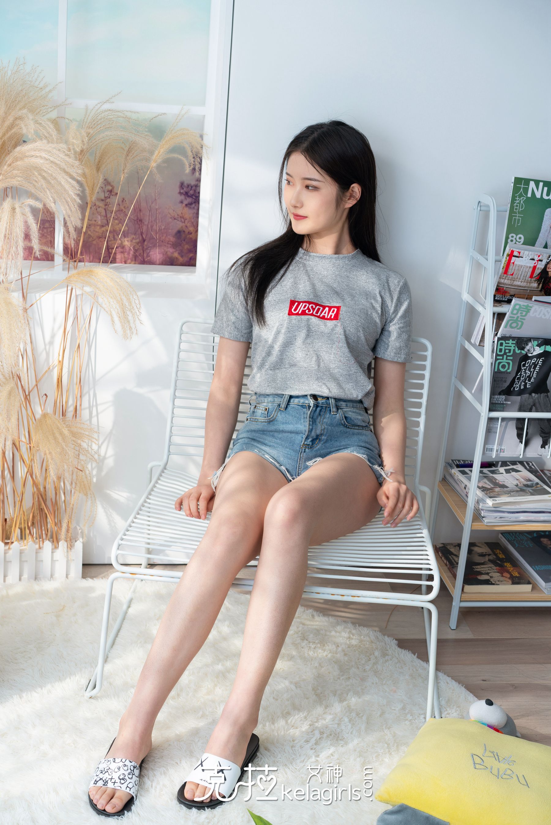 [克拉女神Kelagirls]  嘉萌 爱上凉拖_第1张