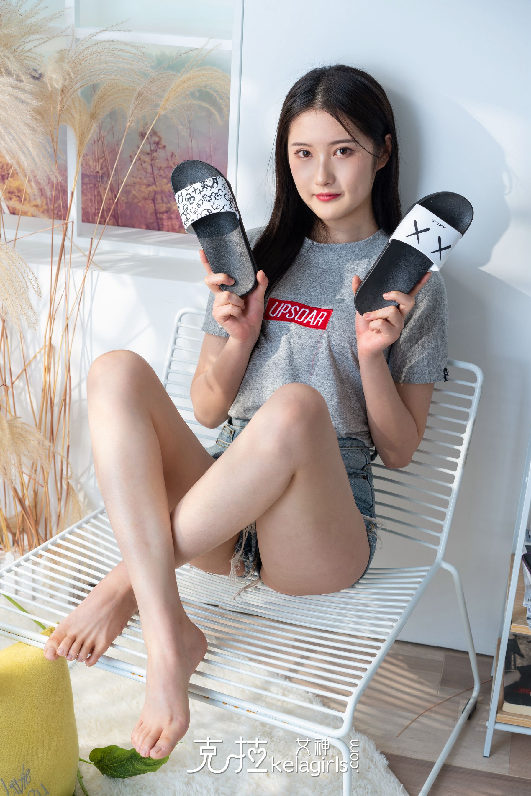 [克拉女神Kelagirls]  嘉萌 爱上凉拖_第4张