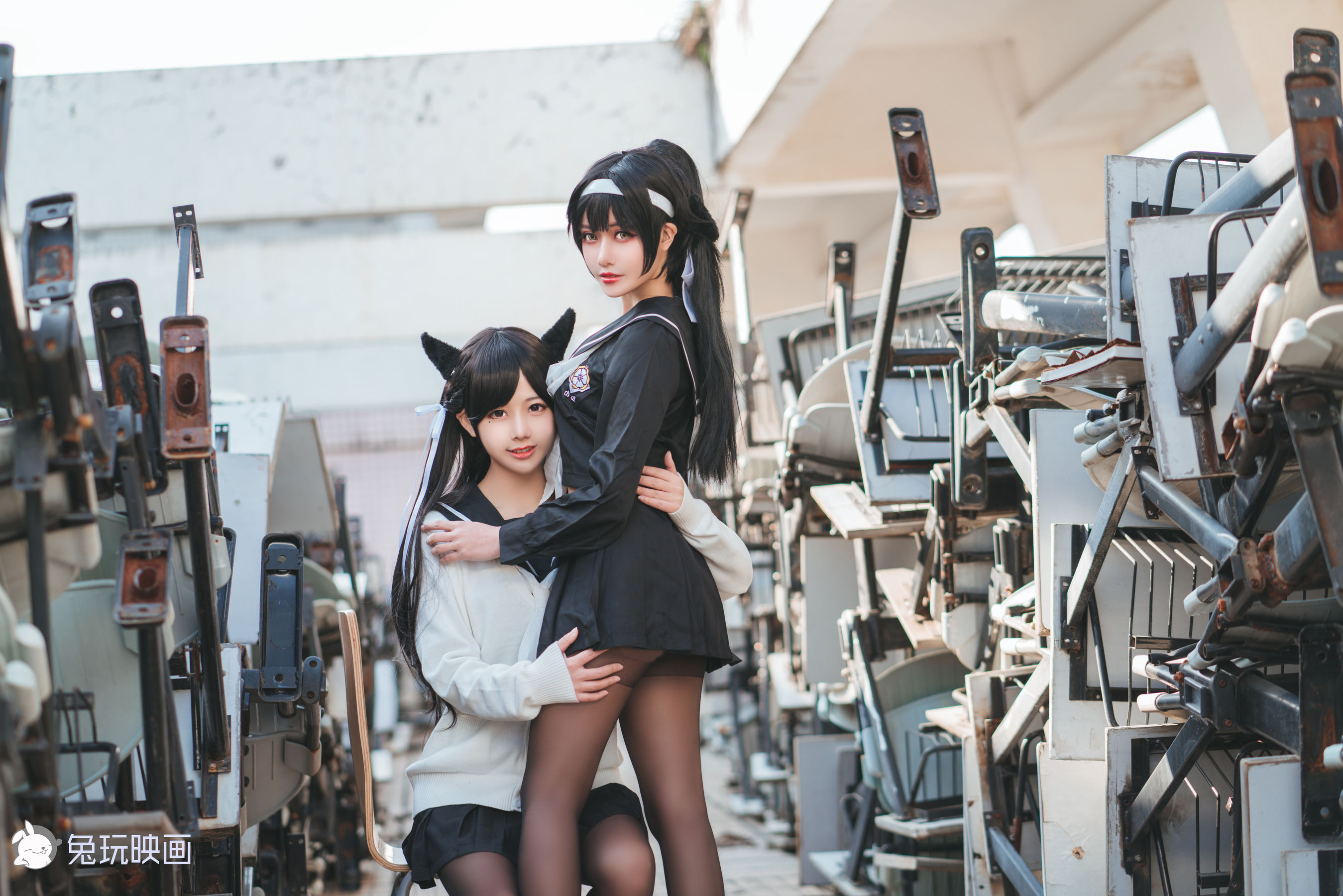 [兔玩映画] - JK制服 Vol.001 高雄爱宕_第4张