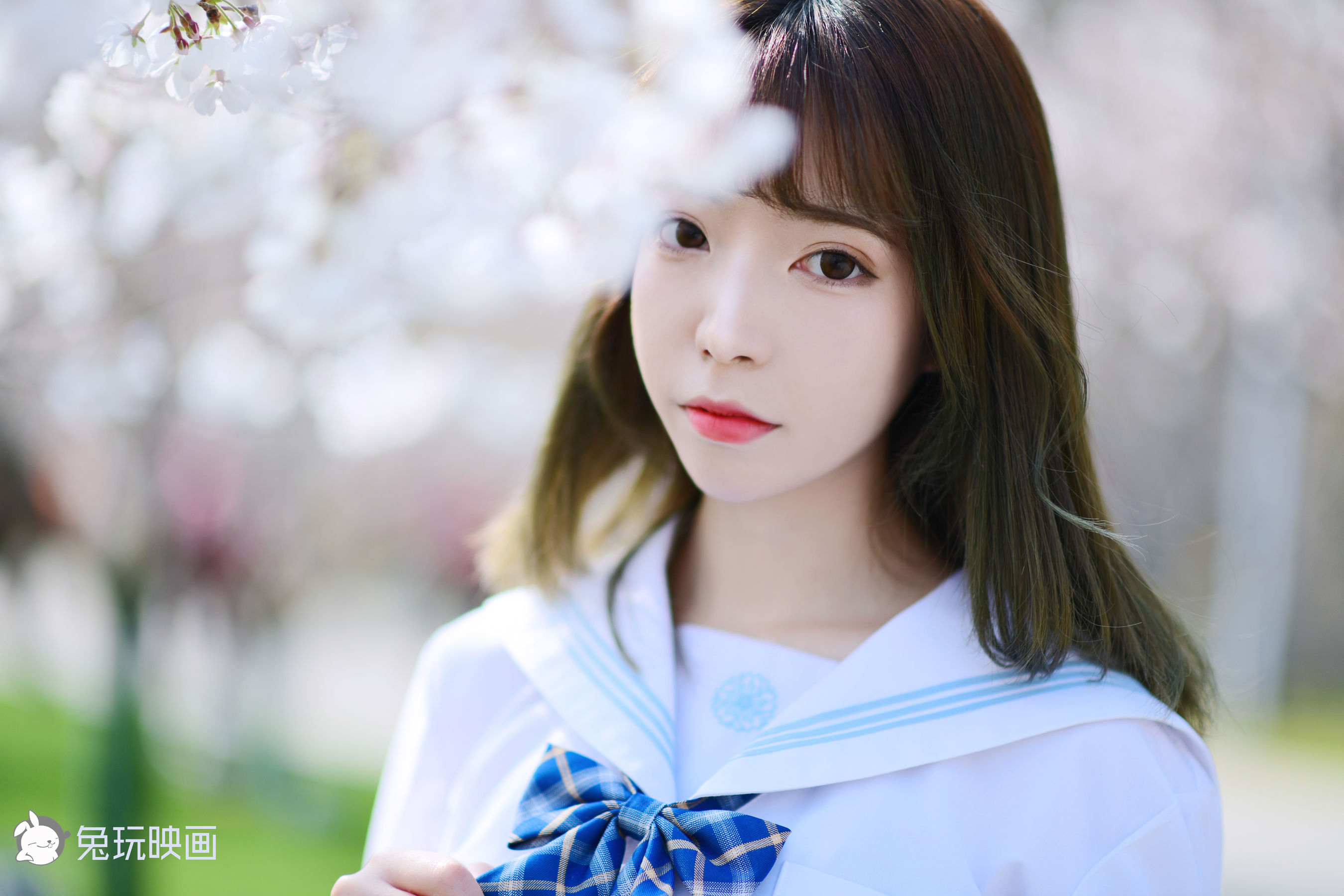 [兔玩映画] - JK制服 Vol.005 樱花JK_第4张