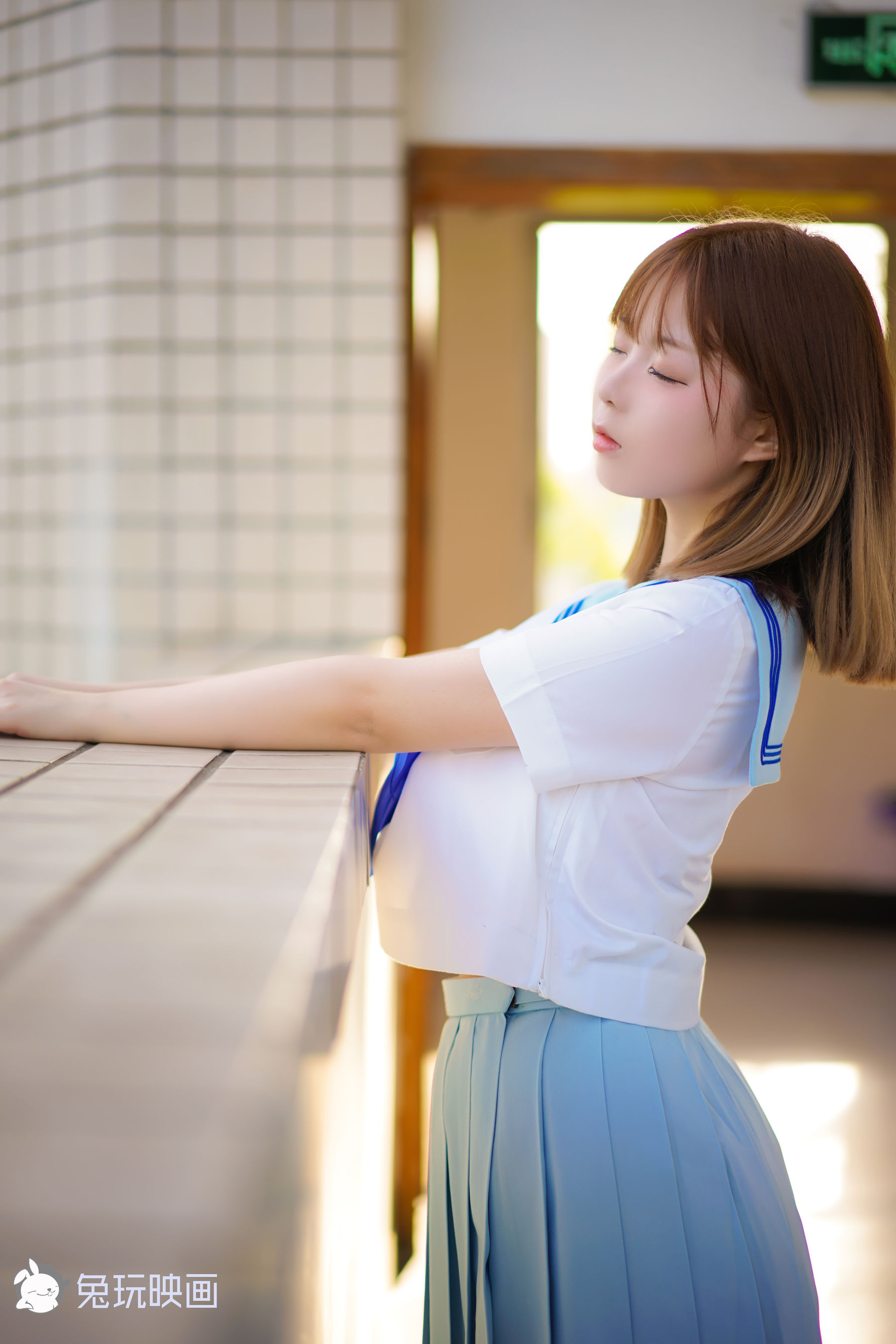 [兔玩映画] - JK制服 Vol.007 春色撩人_第5张