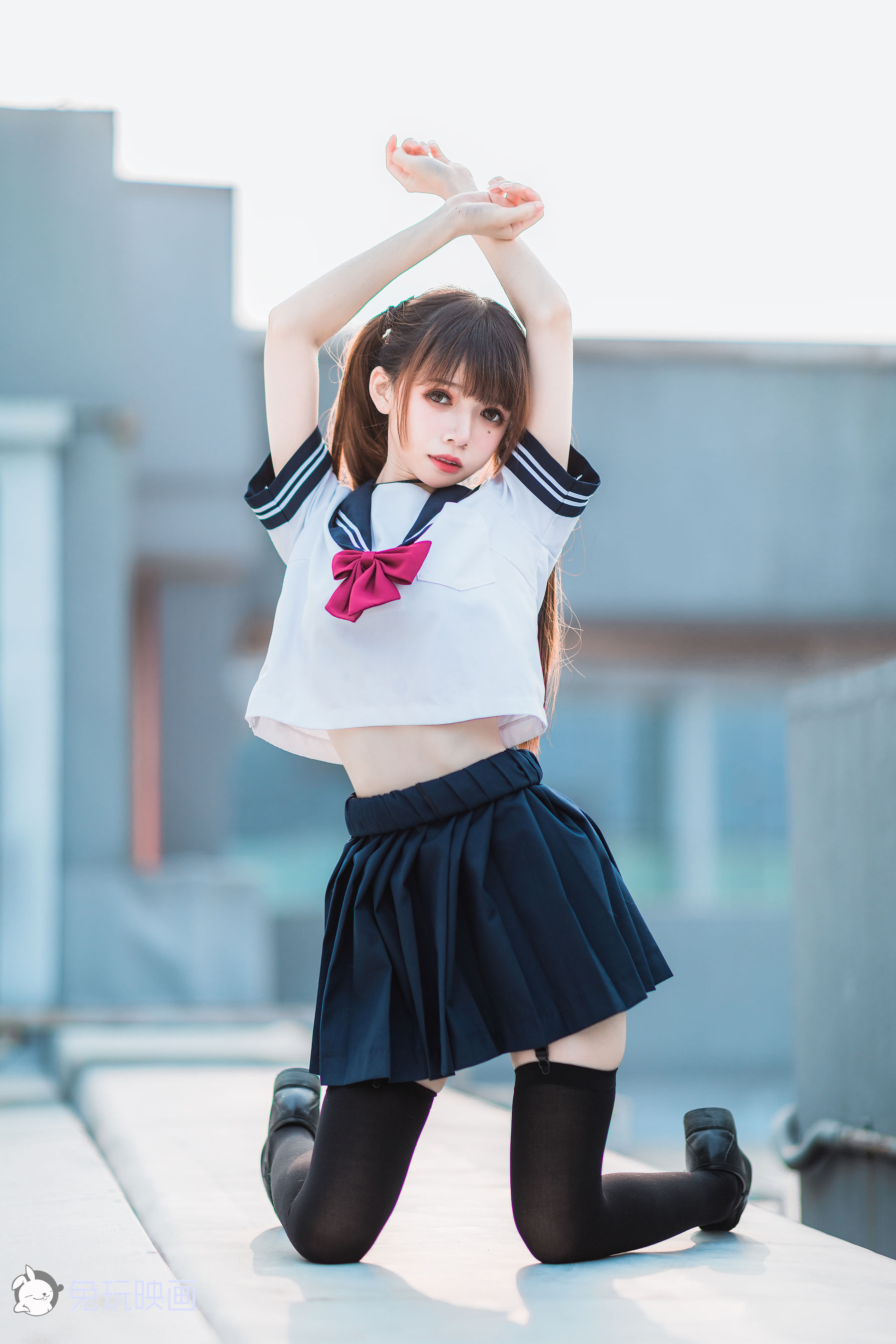 [兔玩映画] - JK制服 Vol.013 天台少女_第1张