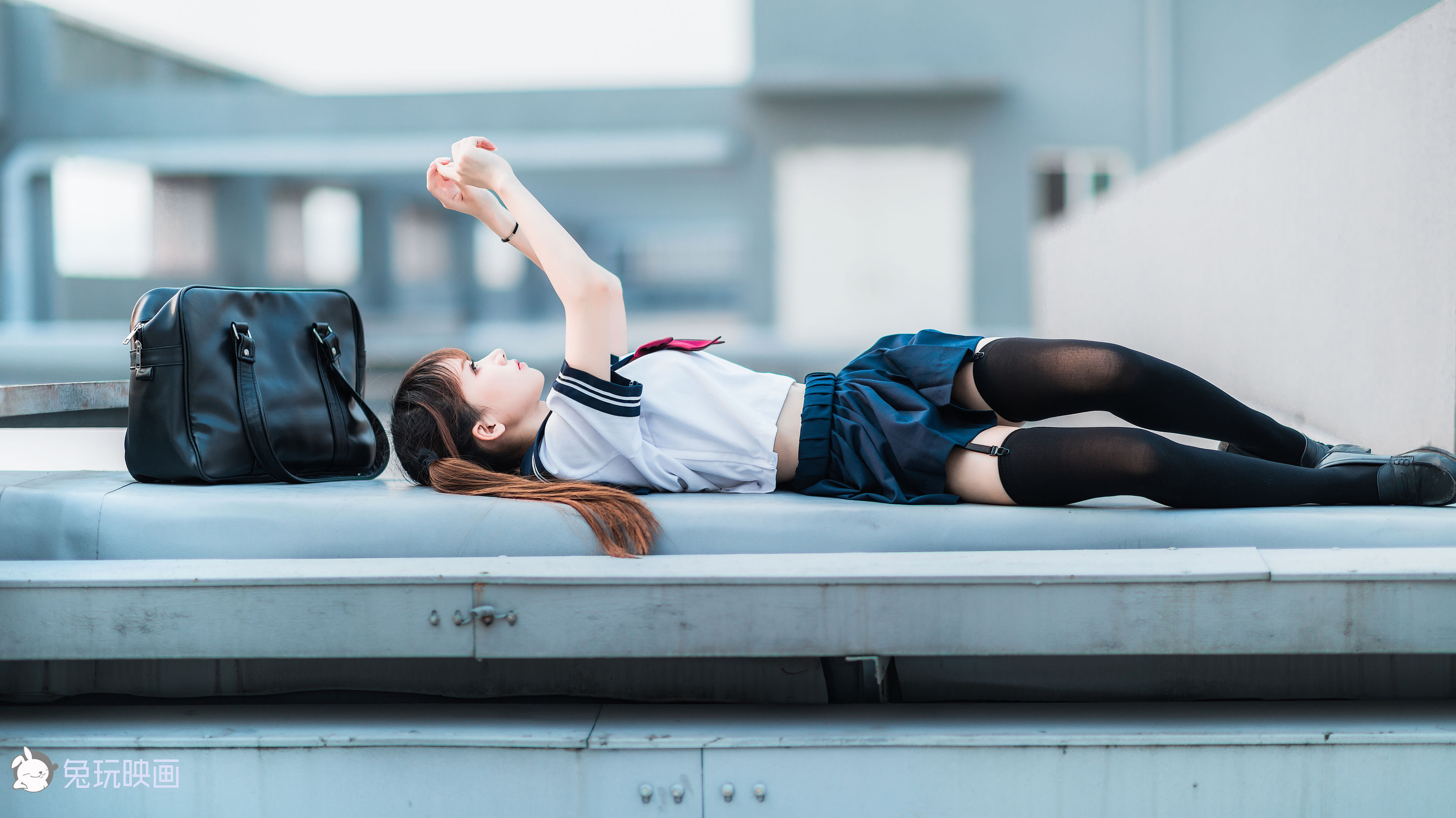 [兔玩映画] - JK制服 Vol.013 天台少女_第3张