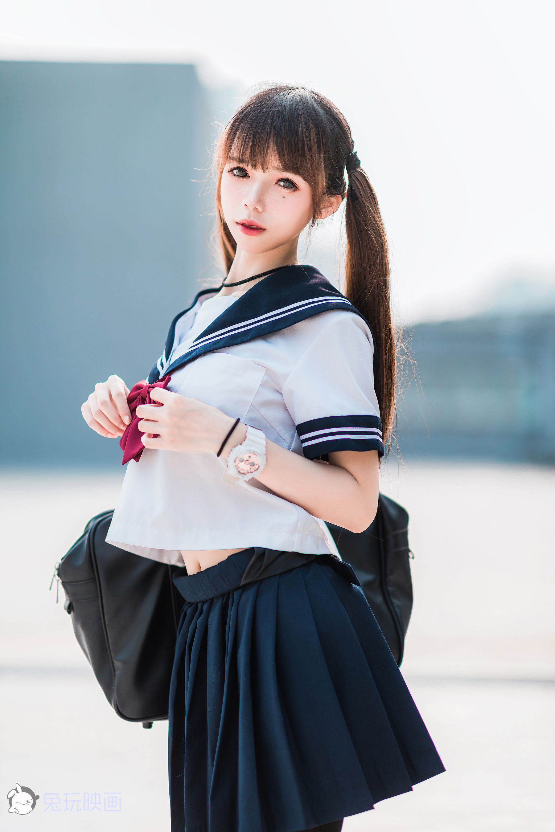 [兔玩映画] - JK制服 Vol.013 天台少女_第4张