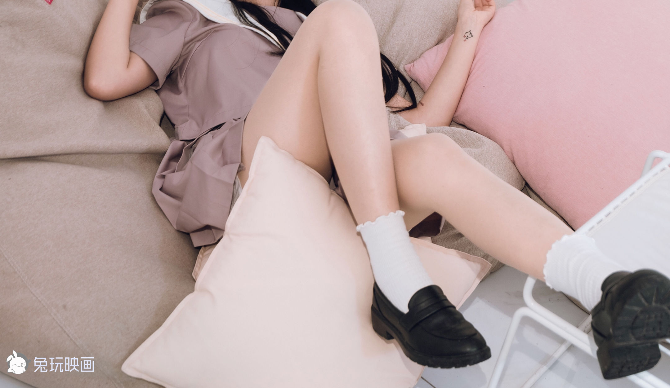 [兔玩映画] - JK制服 Vol.014 紫色迷情_第3张