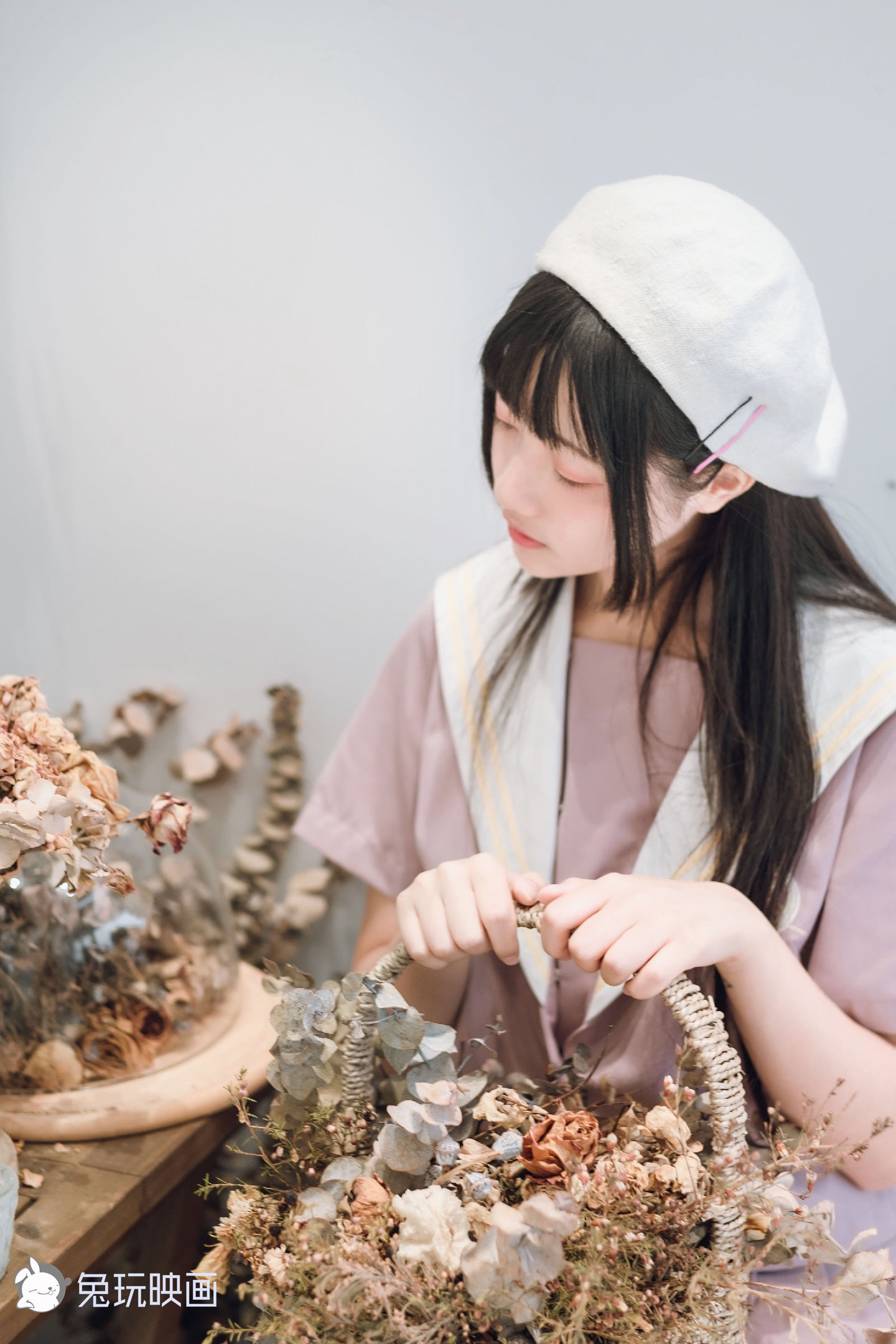 [兔玩映画] - JK制服 Vol.014 紫色迷情_第4张