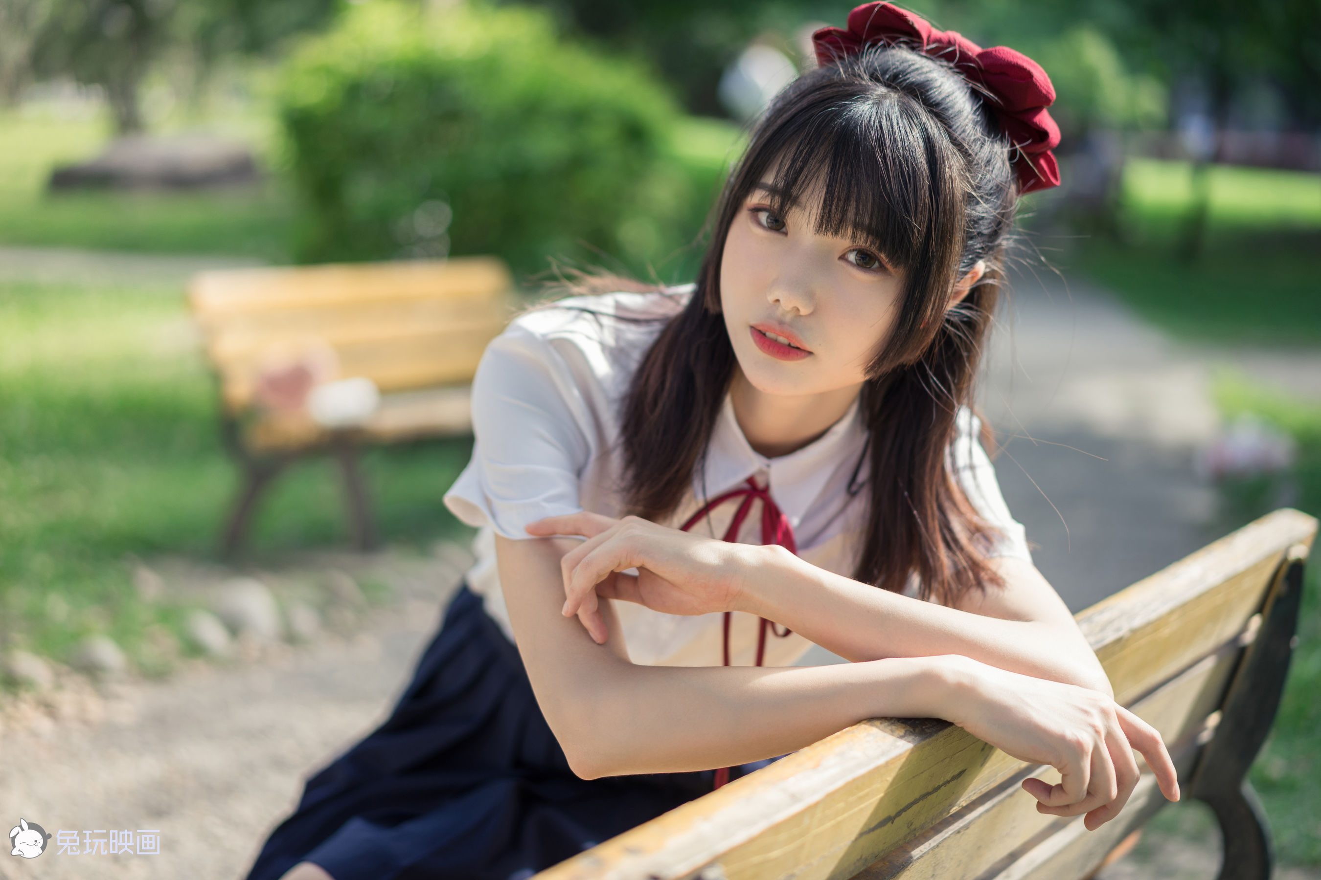 [兔玩映画] - JK制服 Vol.016 操场邂逅_第3张