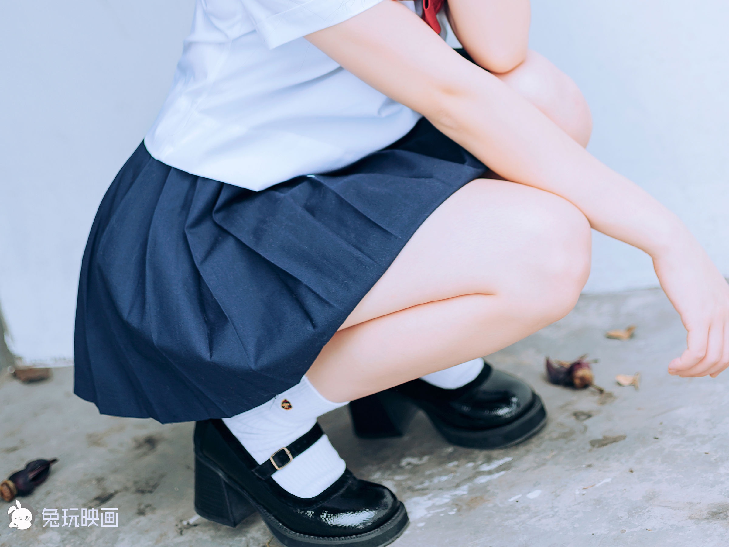 [兔玩映画] - JK制服 Vol.019 绿意葱茏_第5张