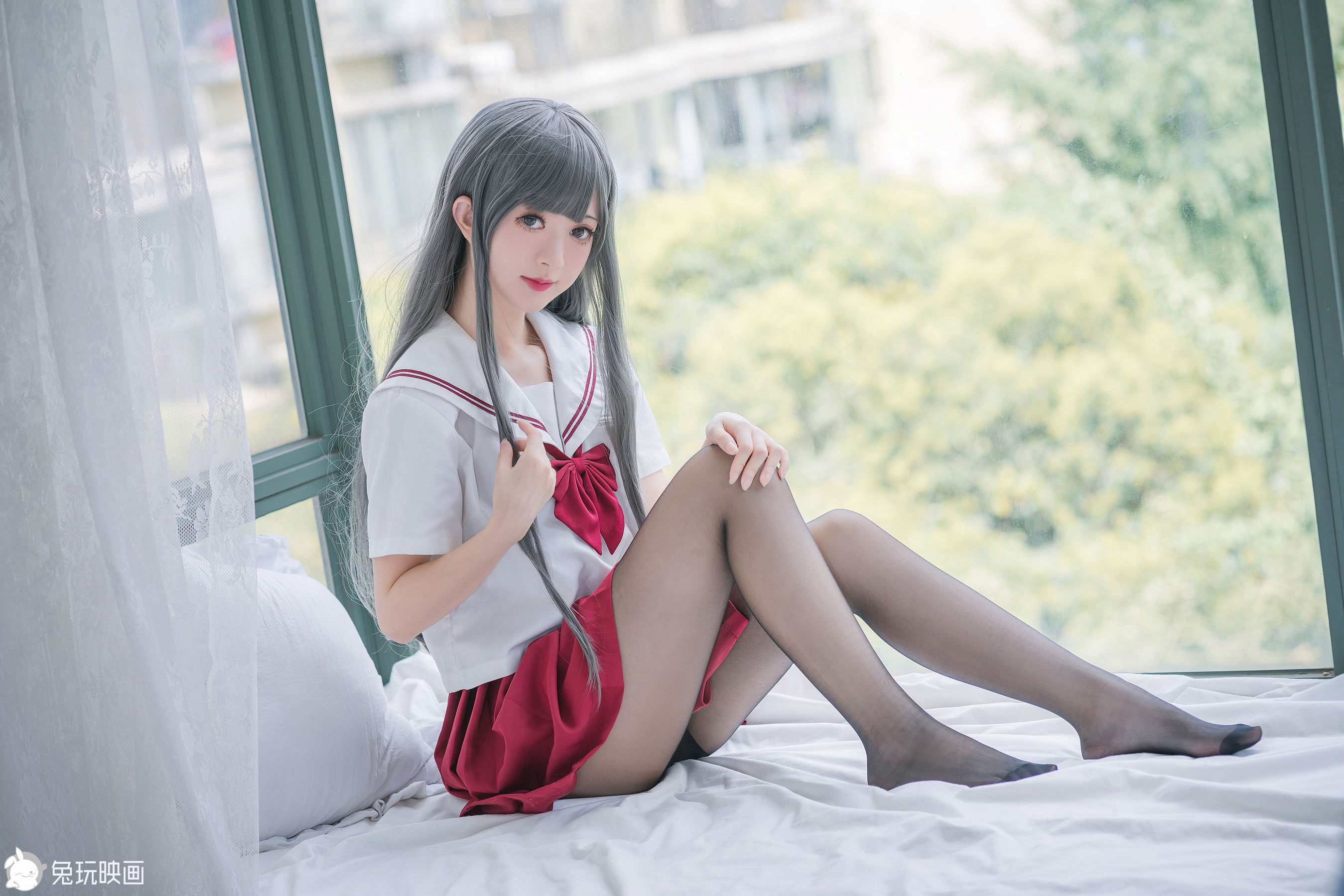 [兔玩映画] - JK制服 Vol.024 甜美学姐_第4张