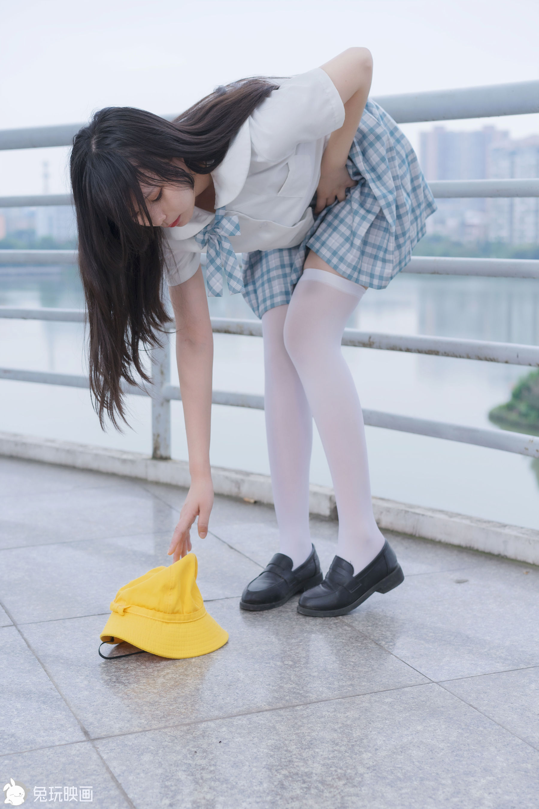 [兔玩映画] - JK制服 Vol.025 蓝柑夏日_第2张