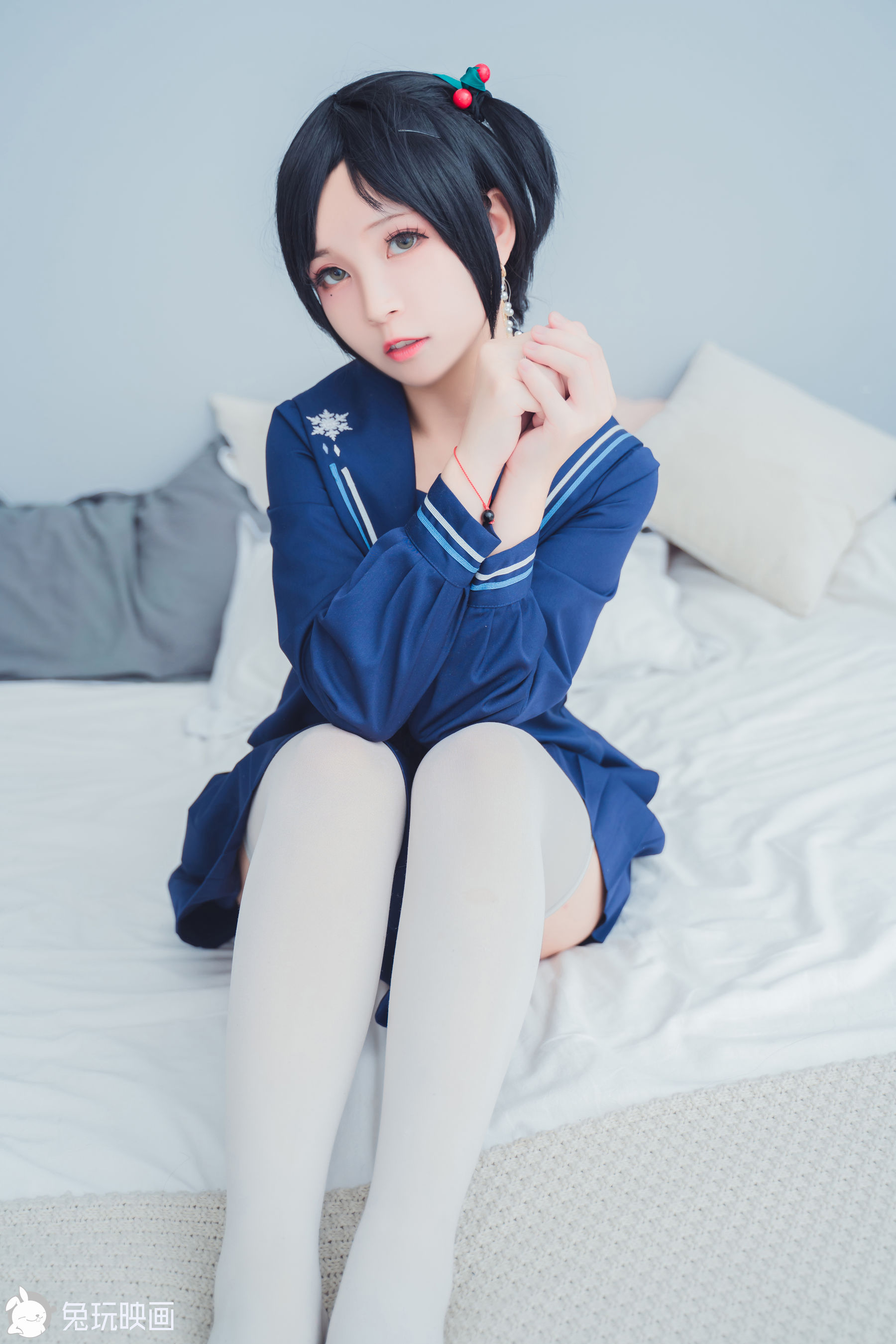 [兔玩映画] - JK制服 Vol.030 蓝色幻想_第5张