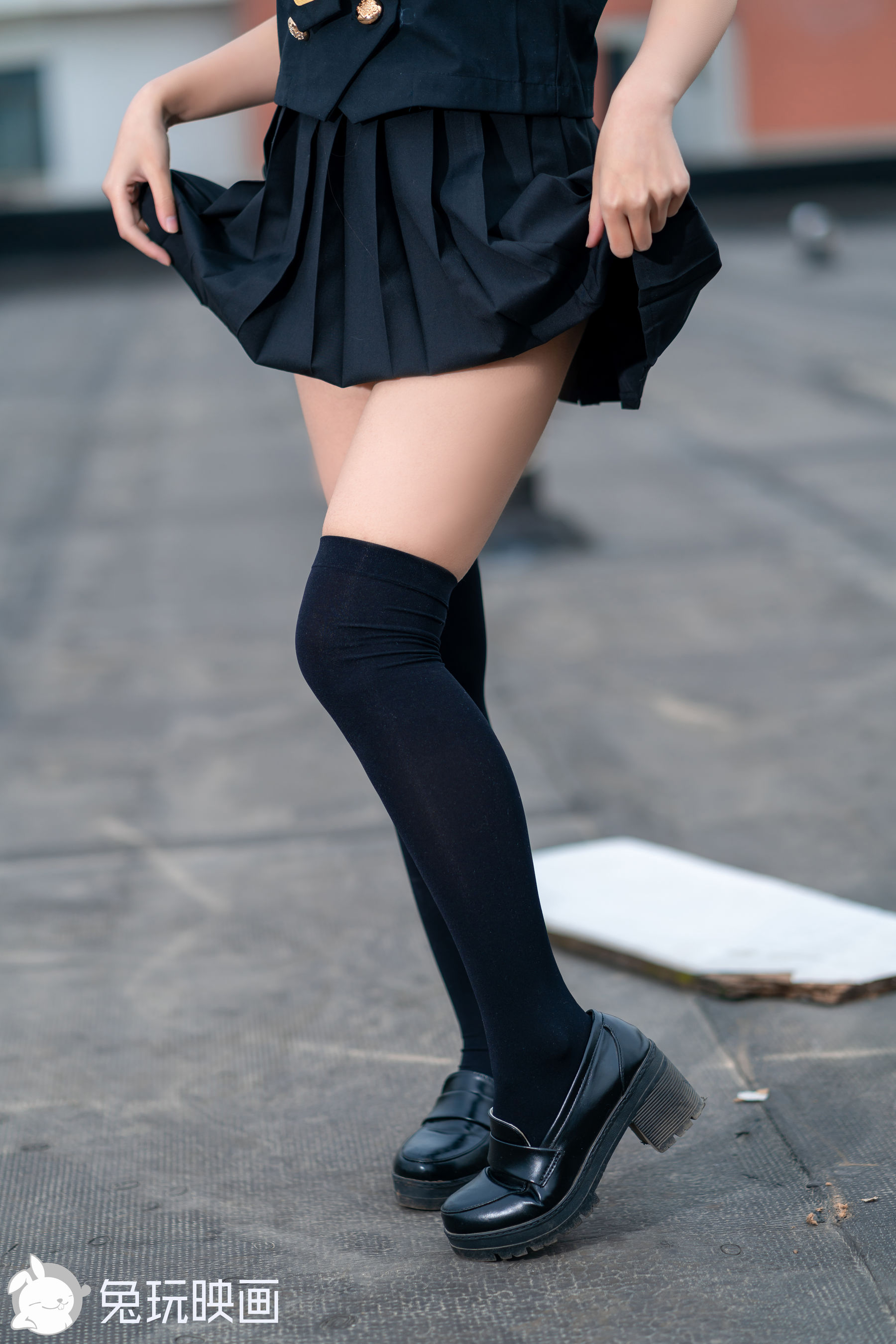 [兔玩映画] - JK制服 Vol.041 天台学妹_第5张